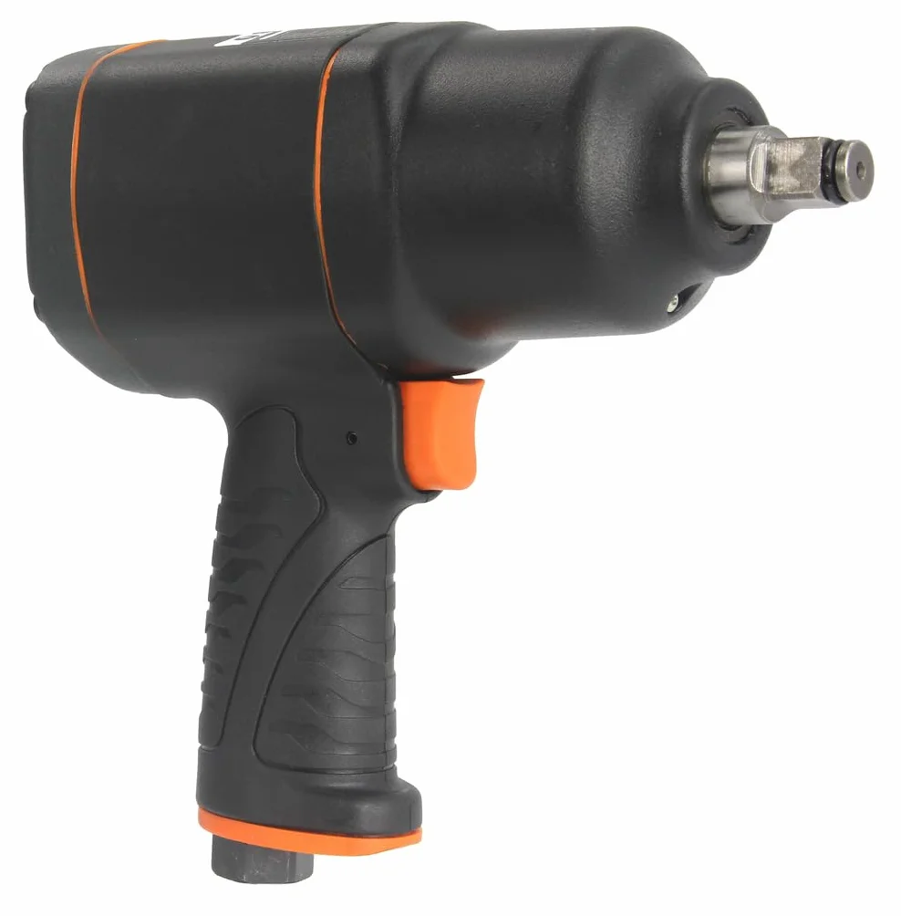 Pneumatyczna wkrętarka udarowa | 1550 Nm, maksymalny przepływ 350 l/min, ciśnienie robocze 6,3 - 7 bar | przyłącze 1/2", 10 000 obr./min