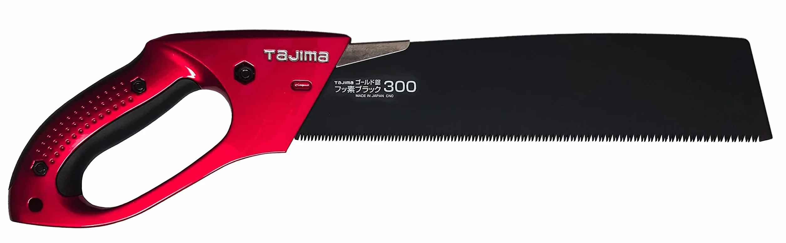 Tajima piła japońska Magnum 300 (brzeszczot 300 mm, piła do drewna z uchwytem 2-komponentowym, powłoka fluoro-coat, piła z aluminiową obudową z odlewu ciśnieniowego) MG300FB