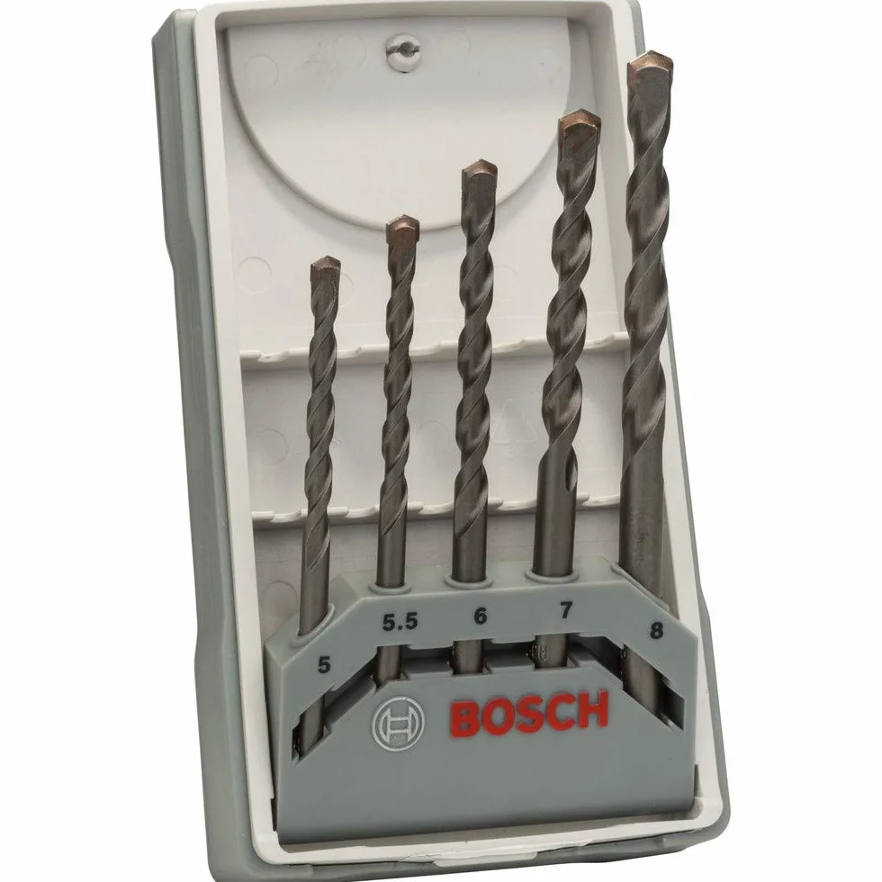 Bosch Professional 5 szt. Wiertła do betonu CYL-3 Set (for concrete, Ø 5–8 mm, Akcesoria wiertarek)
