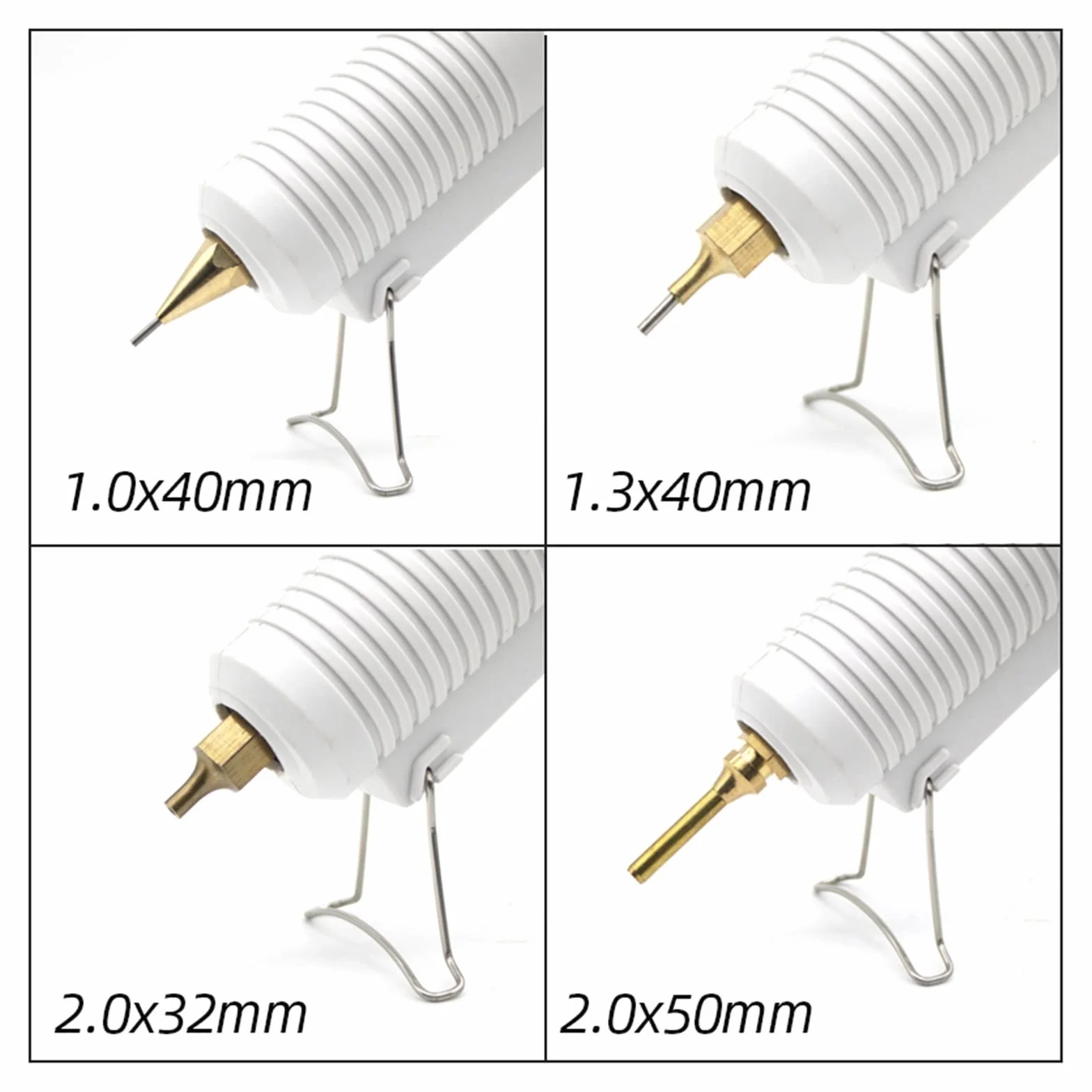 Pistolet do klejenia na gorąco do prac rzemieślnic 150W pistolet do klejenia na gorąco długa dysza średnica 1mm 1.3mm mała przysłona przemysłowy pistolet do klejenia DIY Craft Repair Tools pistolet do