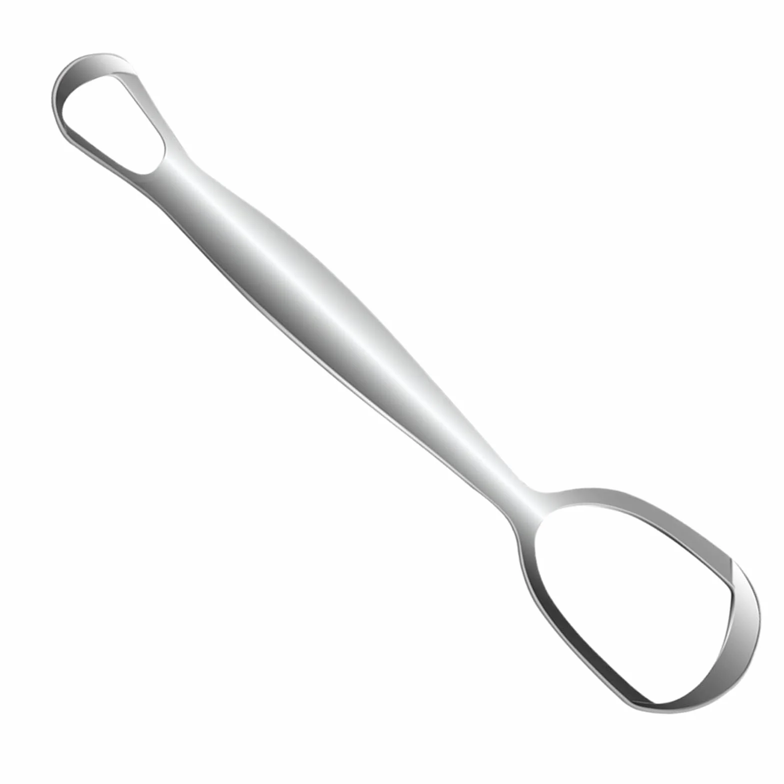 Tongue Cleaning Tool - Breath Refresh Scraper for Mouth Maintenance | Metal Fan Structure with Ergonomic Grip, Easy Rinse Accessory, Home Bathroom for Travel Use