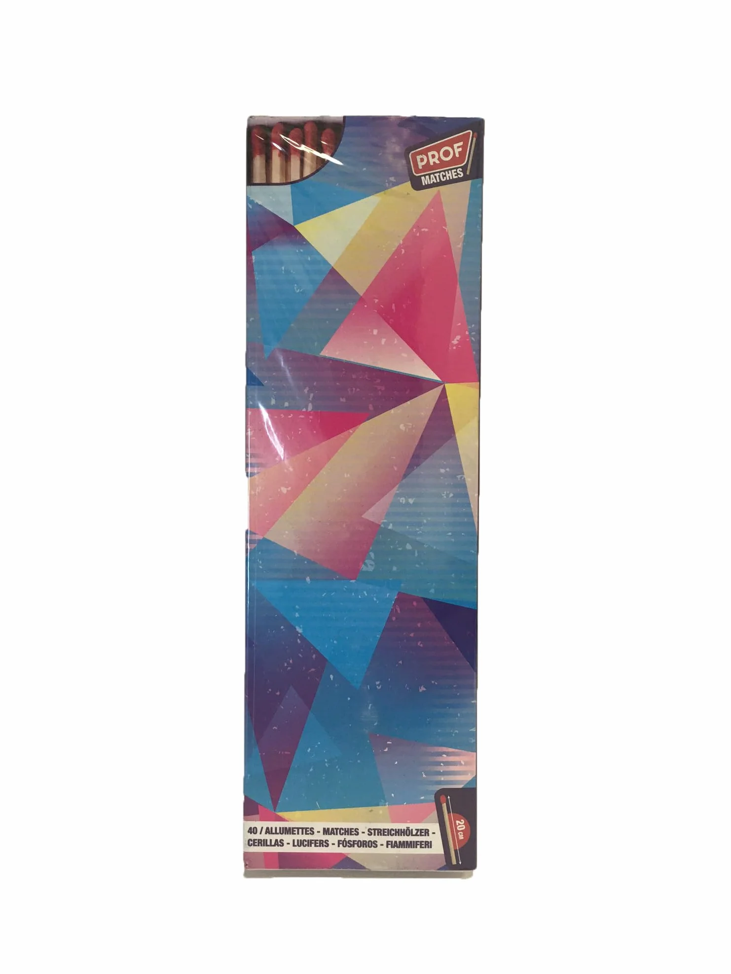 Generico Długie zapałki XXL drewniane 20 cm kij 40 zapałek do kominka, grilla, pieców