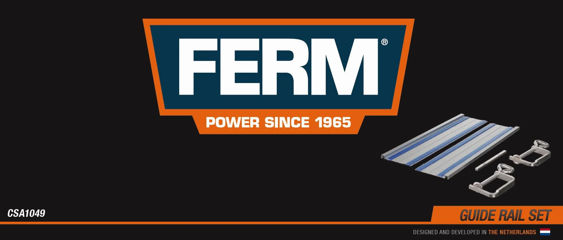 FERM CSA1049 prowadnica 350 mm 2 sztuki