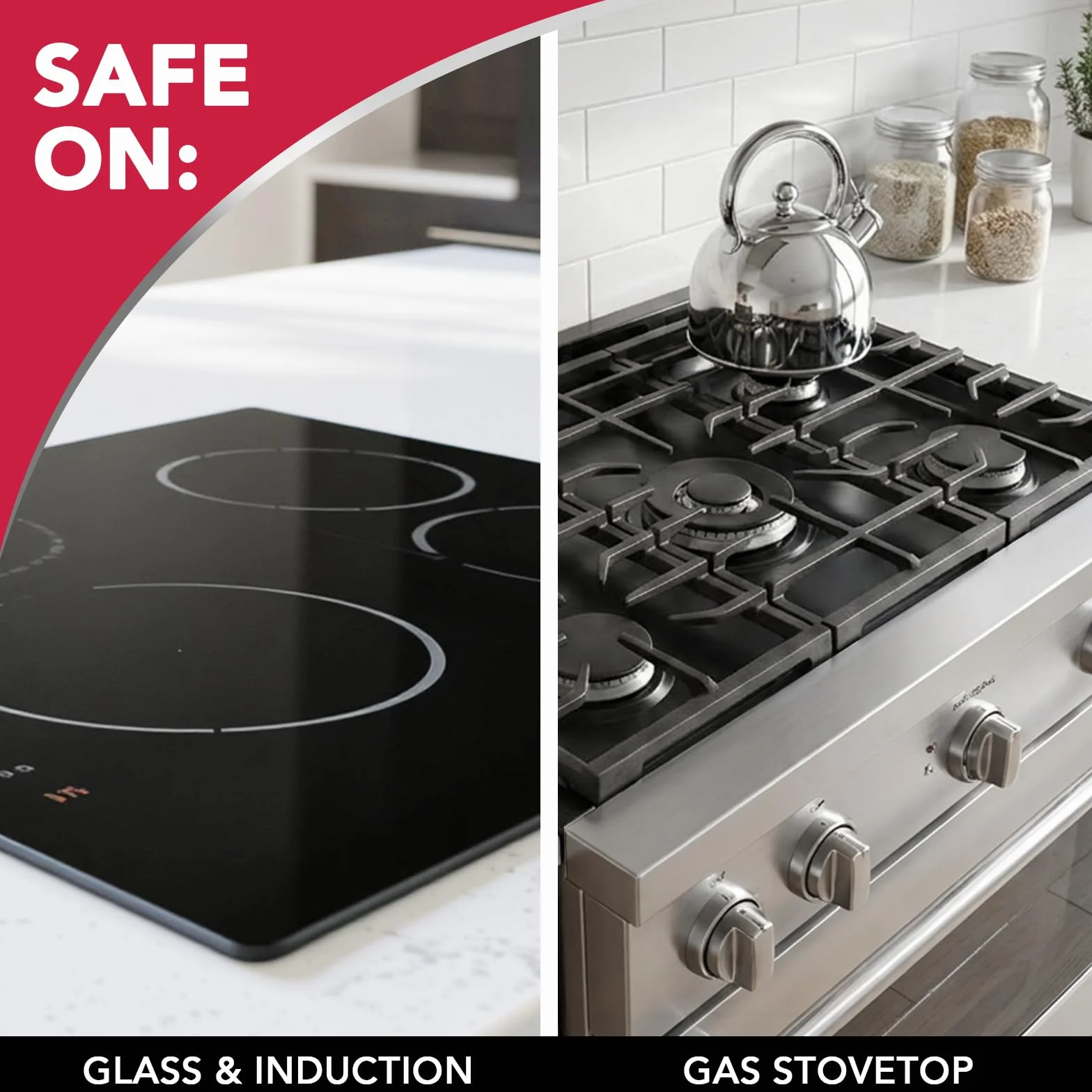 Weiman Ceramic and Glass Cooktop Cleaner - Mocny środek czyszczący i polerujący - 300 ml - 3 gąbki do szorowania