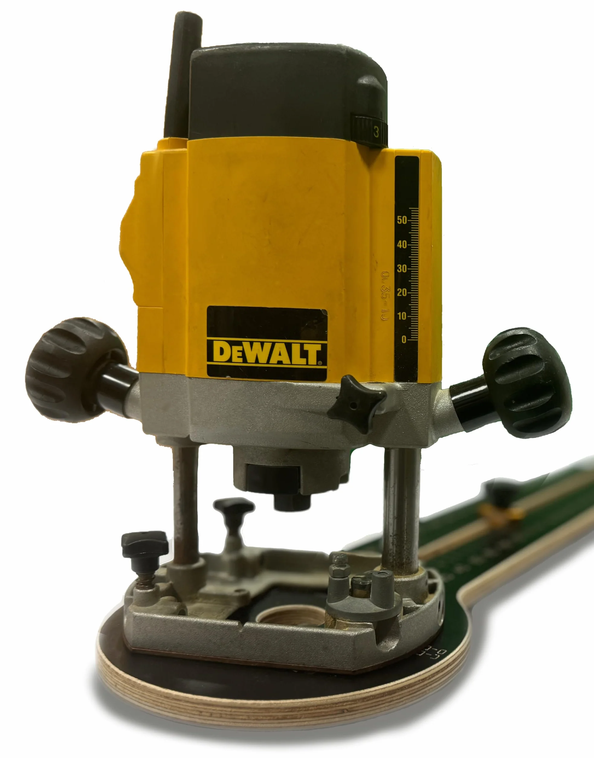 Krążek frezarski do cięcia kołowego pasujący do frezarki górnowrzecionowej DeWalt DW615 DW621 26204K 2,4 cm do 108 cm wraz ze śrubami uchwyt obrotowy szablon do frezowania