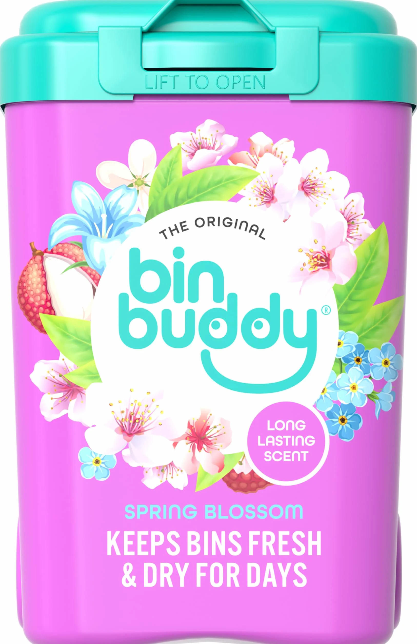 Bin Buddy Odświeżacz do Pojemników w Proszku, Fioletowy, 450 g