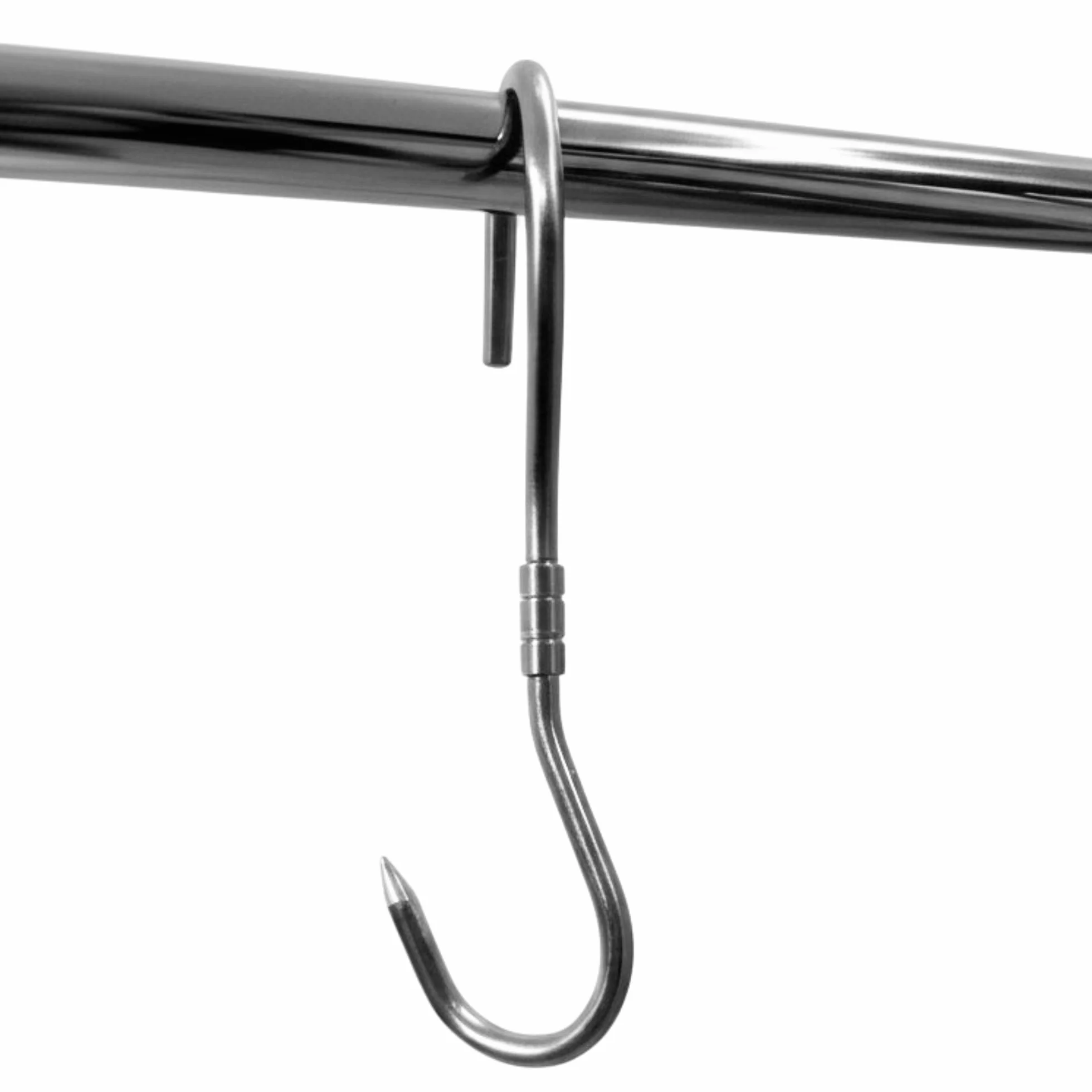 TronicXL 2 sztuki profesjonalnych haków w kształcie litery S – 260 x 10 mm hak obrotowy ze stali nierdzewnej hak do rozbijania dzikich haków do mięsa obrotowy do zawieszenia dzikiej ryby, kiełbasek