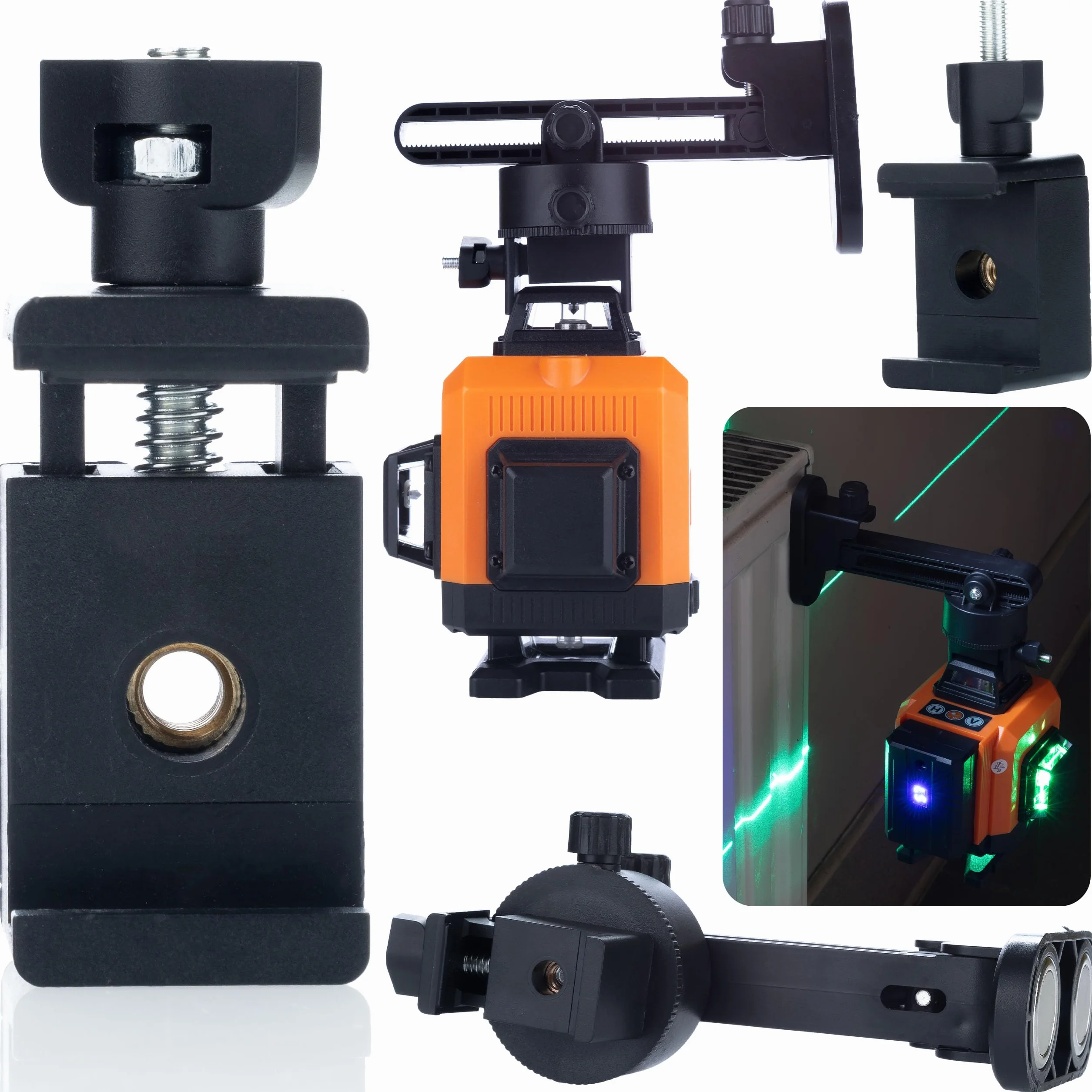 ZESTAW LASER KRZYŻOWY 360 STATYW ADAPTER SKOS OKULARY ROSFIX WALIZKA 3AKU