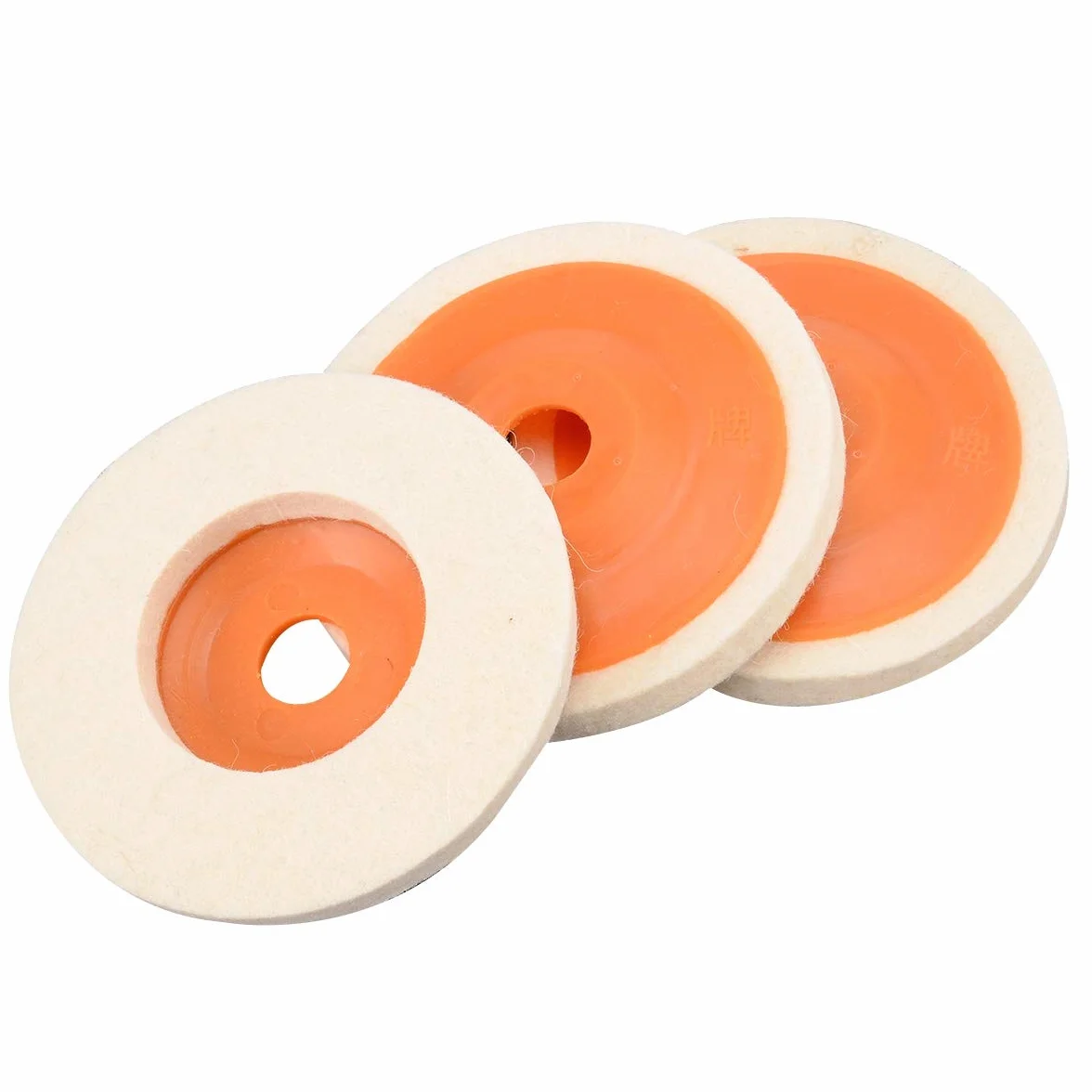 3 szt. 4" 100 mm wełna polerowanie kątowe koło szlifierskie filc tarcza zestaw wiertarka szlifierka