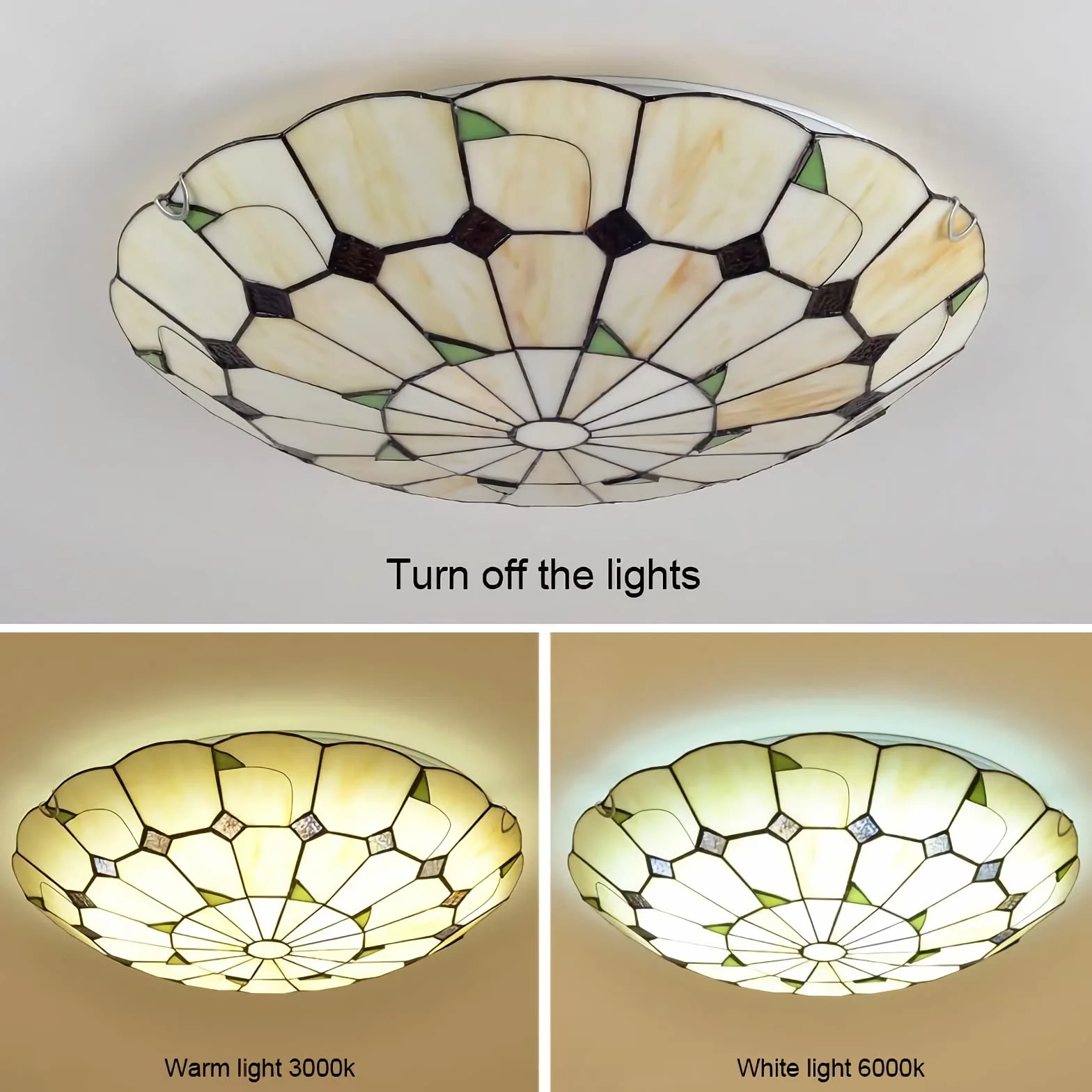 Oświetlenie sufitowe żyrandole ściemniane szkło LED lampa podtynkowa E26 żarówka vintage liście wisiorek wiszący do sypialni salonu przedpokoju łazienki 30 cm (40 cm A)
