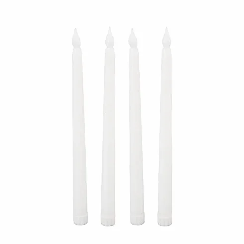 Świece LED 13 szt. Świece LED Bezdymne Bezpłomieniowe Bezpieczne, Przyjazne dla środowiska Ciepłe światło Elektryczna świeca Stożkowa LED (WHITE)
