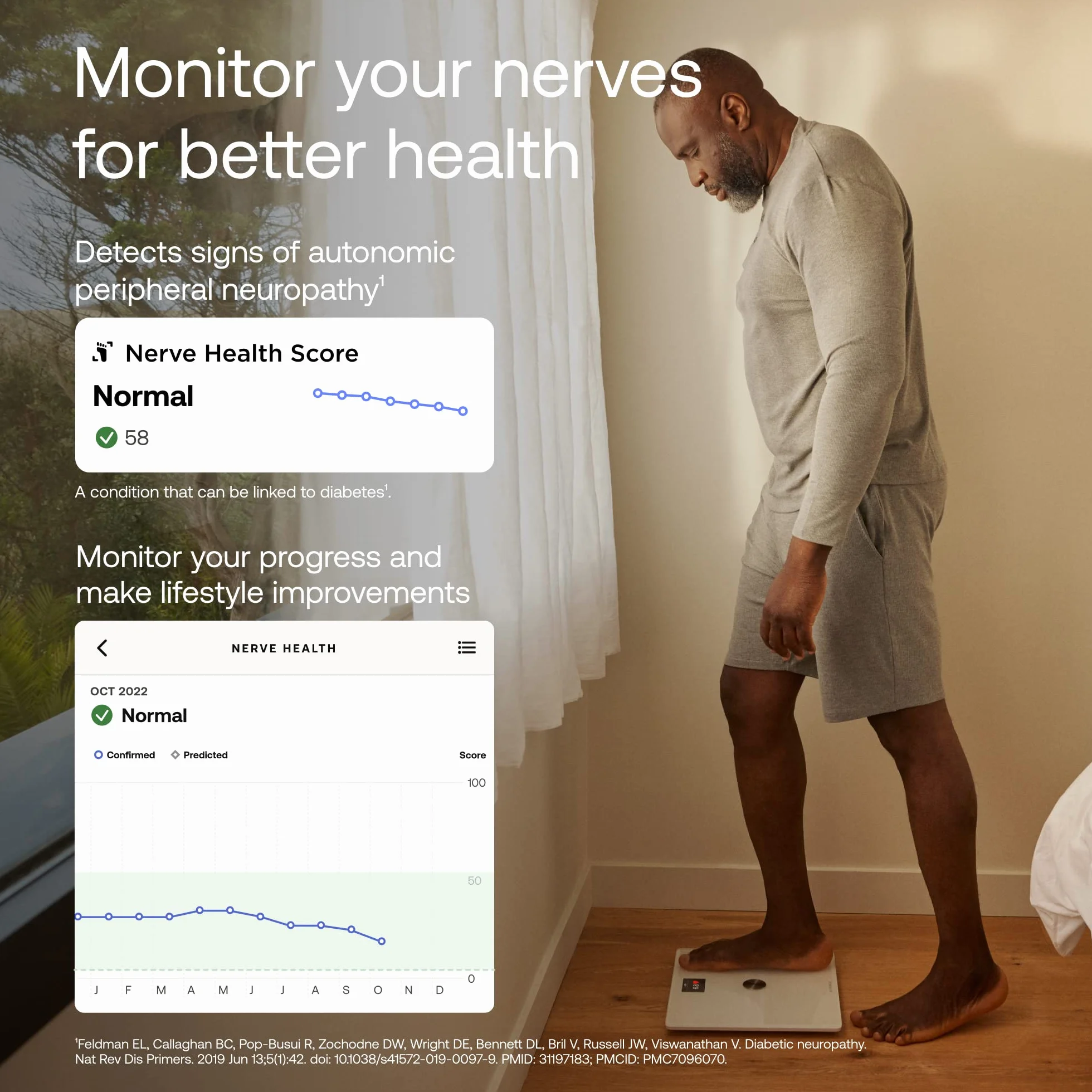 Withings Body Comp waga Wi-Fi Bluetooth analiza składu ciała biała
