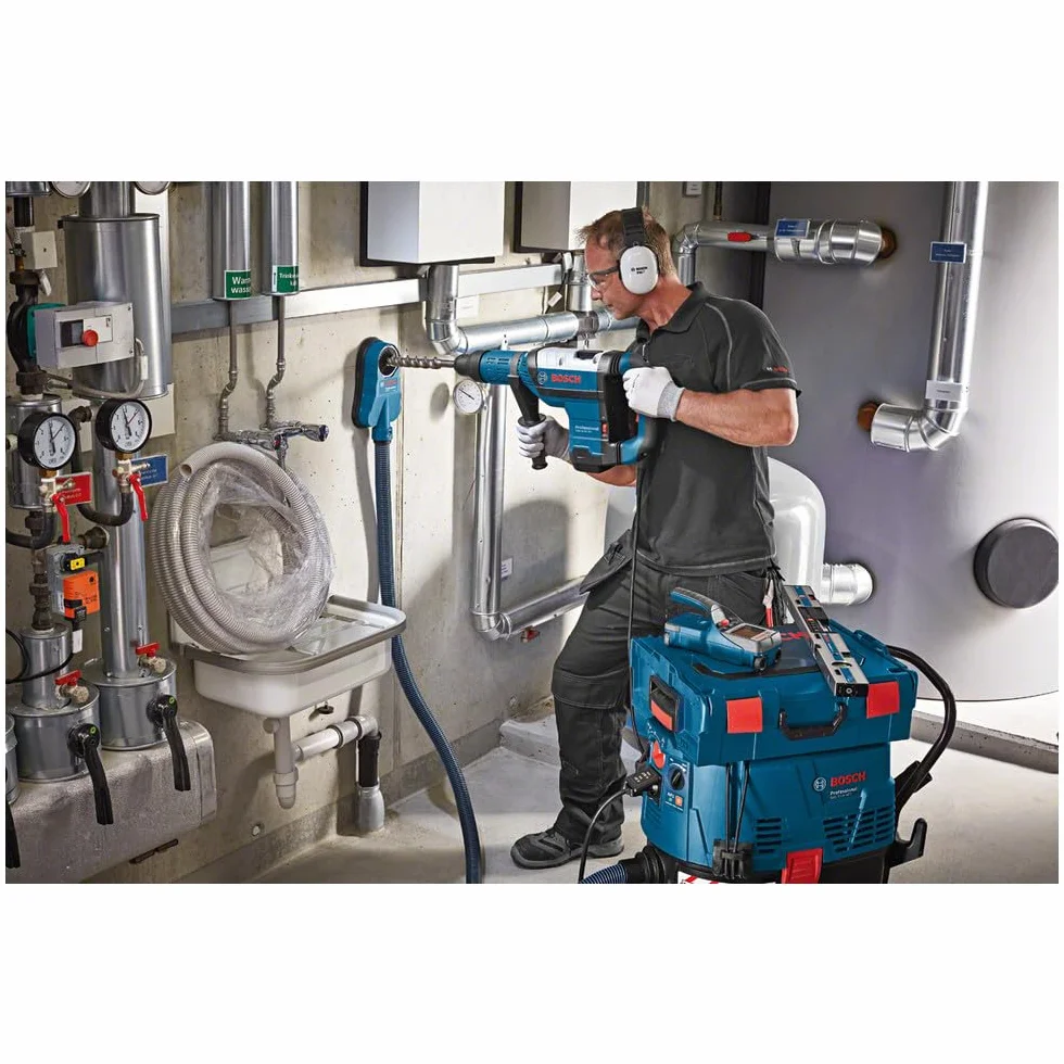 Bosch Professional: system odsysania pyłu GDE 68 (kompatybilny ze wszystkimi urządzeniami do wiercenia otworów o maks. średnicy 68 mm)