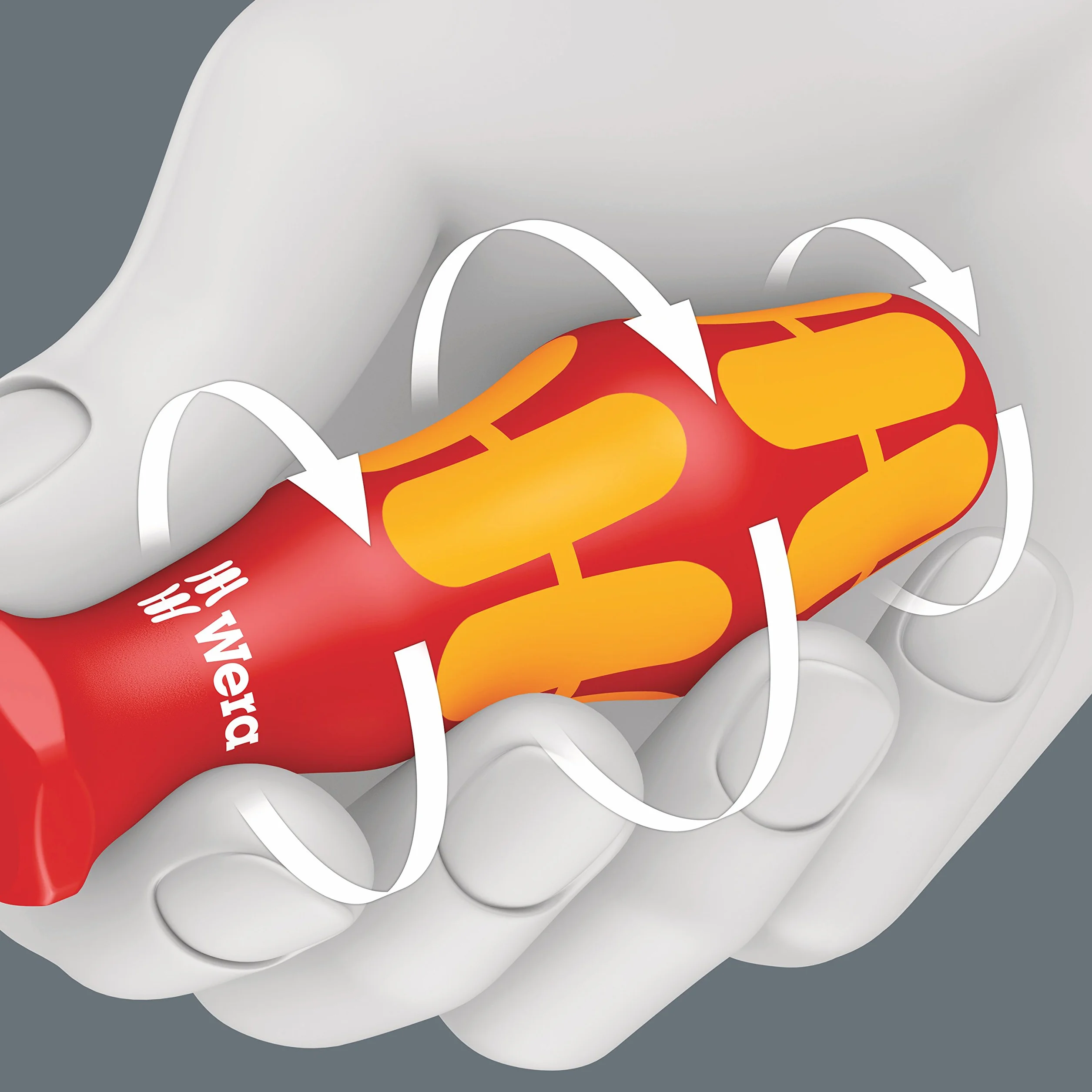 Wera 160 I/7 Rack Zestaw Wkrętaków, 6 sztuk, Czerwony/Żółty