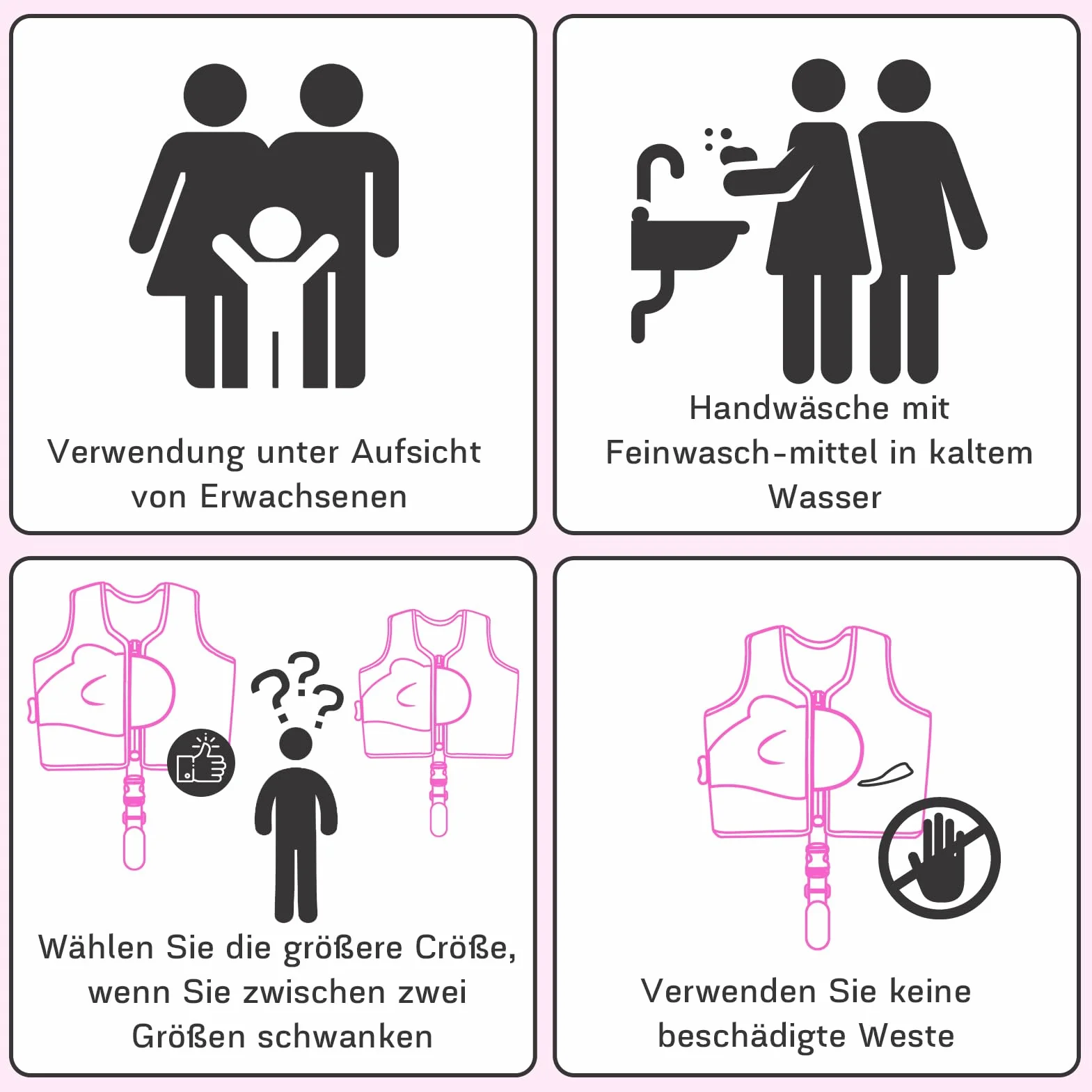 YIKANWEN Neoprenowa kamizelka ratunkowa dla dzieci i niemowląt, idealna pomoc w pływaniu dla chłopców i dziewczynek w wieku od 1 do 8 lat, 11-40 kg, w zestawie torba ze sznurkiem