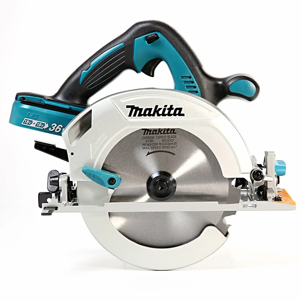 Makita DHS710ZJ Twin 18V (36V) Li-ion LXT 185mm piła tarczowa dostarczana w obudowie Makpac - baterie i ładowarka nie są dołączone