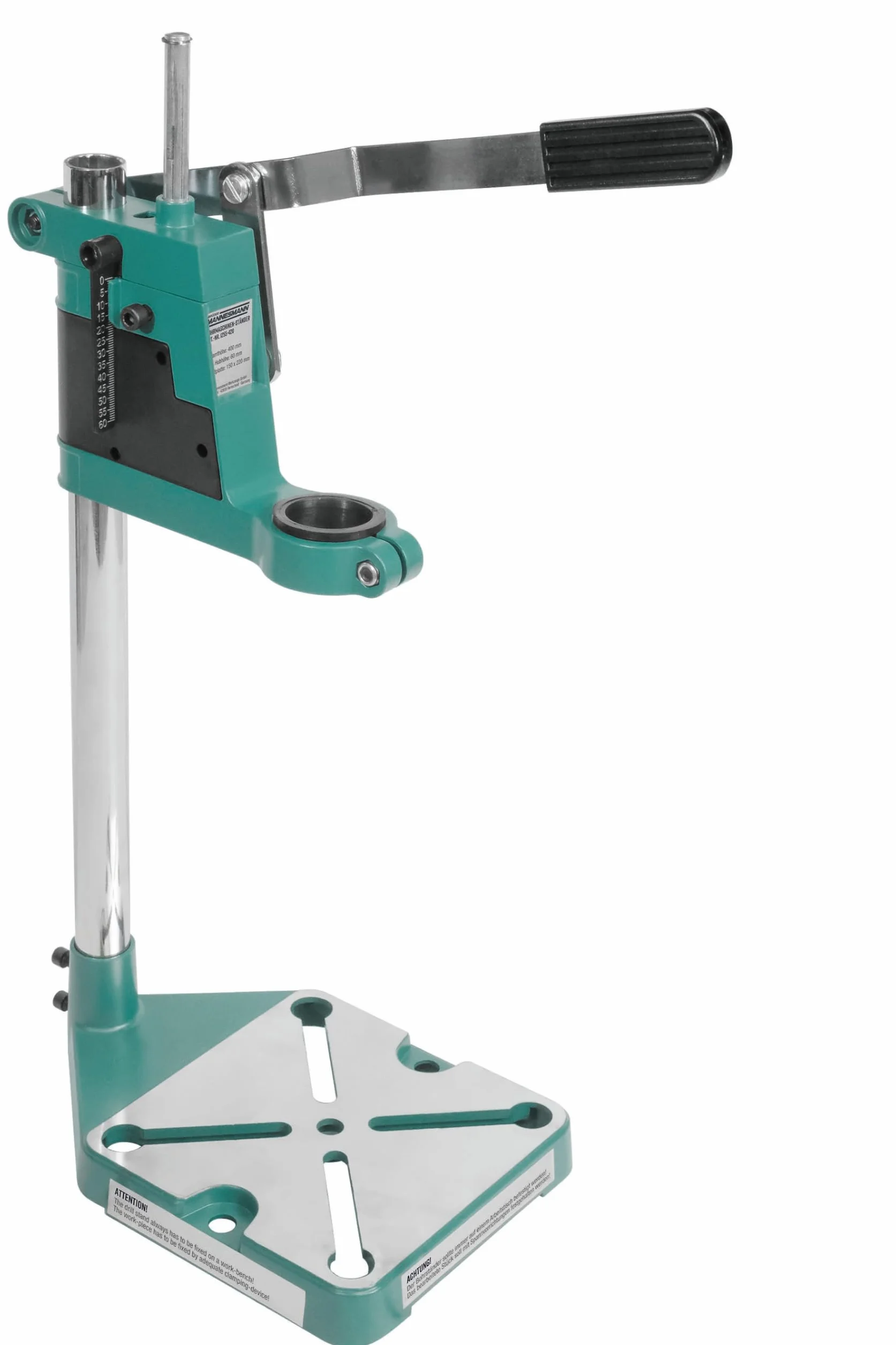 Brüder Mannesmann Stojak wiertarski 420 mm, M 1255-420