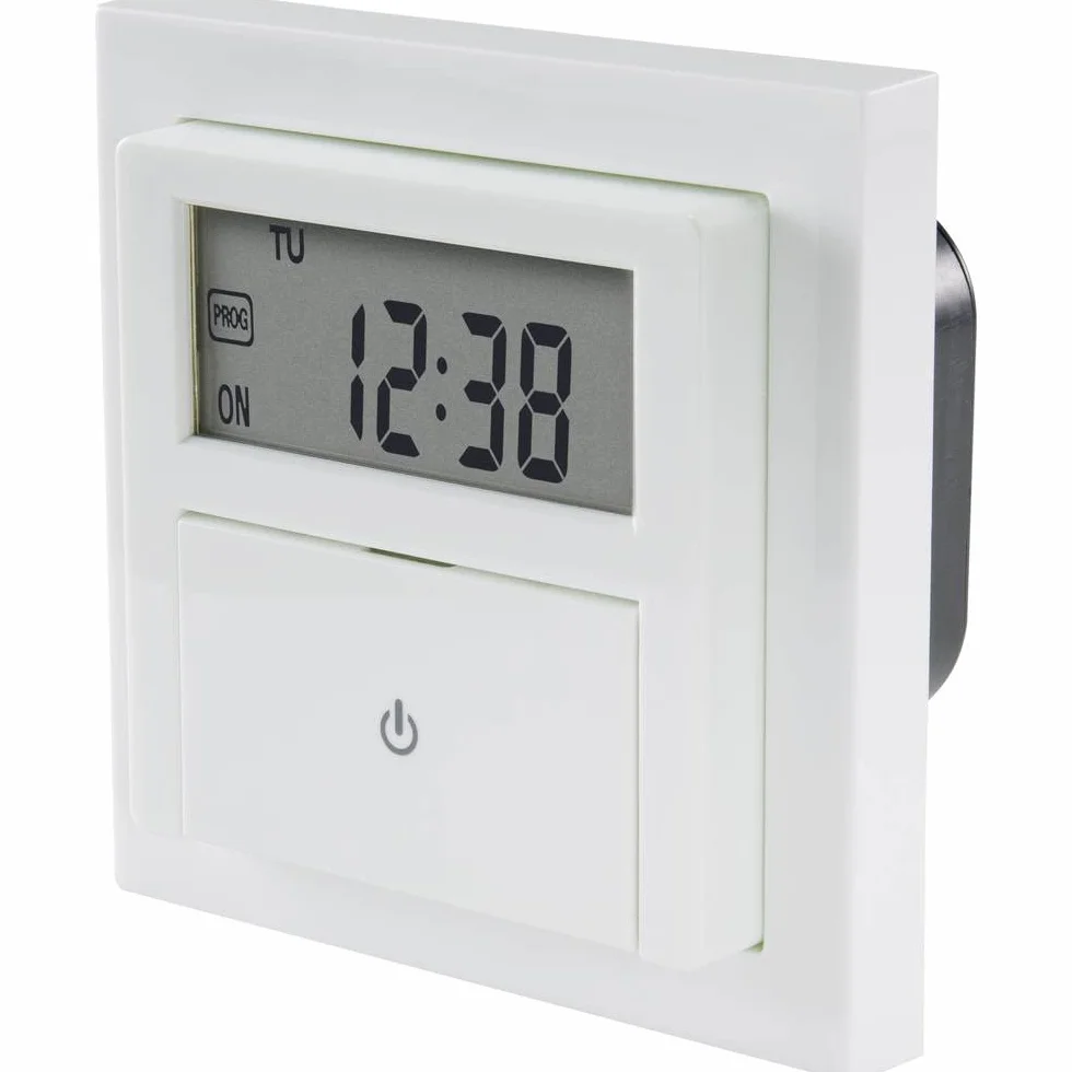 Sygonix SY-4504968 cyfrowy timer do montażu podtynkowego Program tygodniowy 1800 W Funkcja odliczania, a
