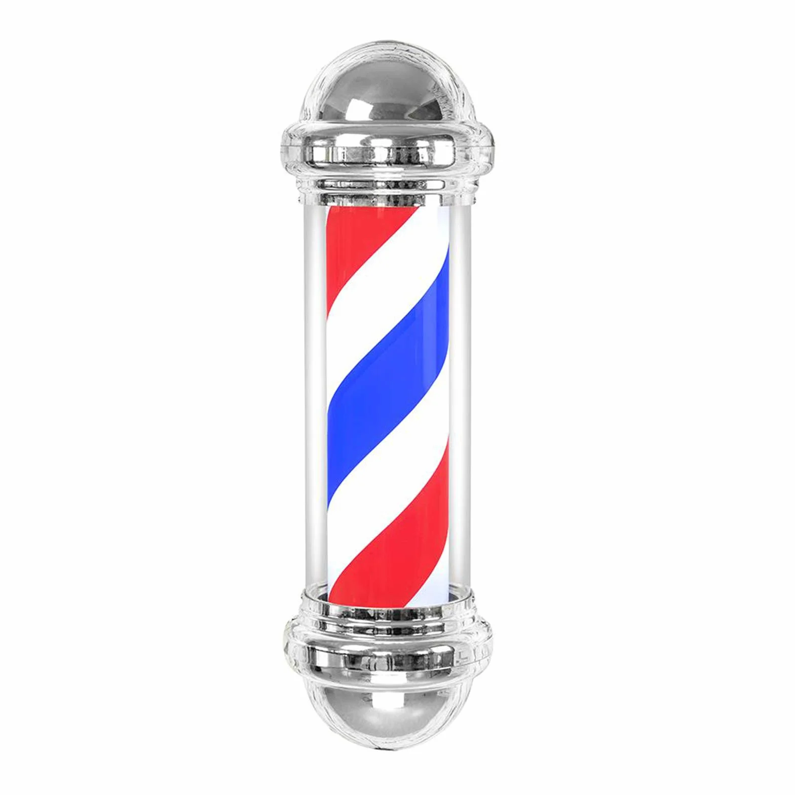 Lampa salonowa fryzjerska, obrotowe paski do salonu fryzjerskiego Open Barber Shop Pole światło LED do Barbershop