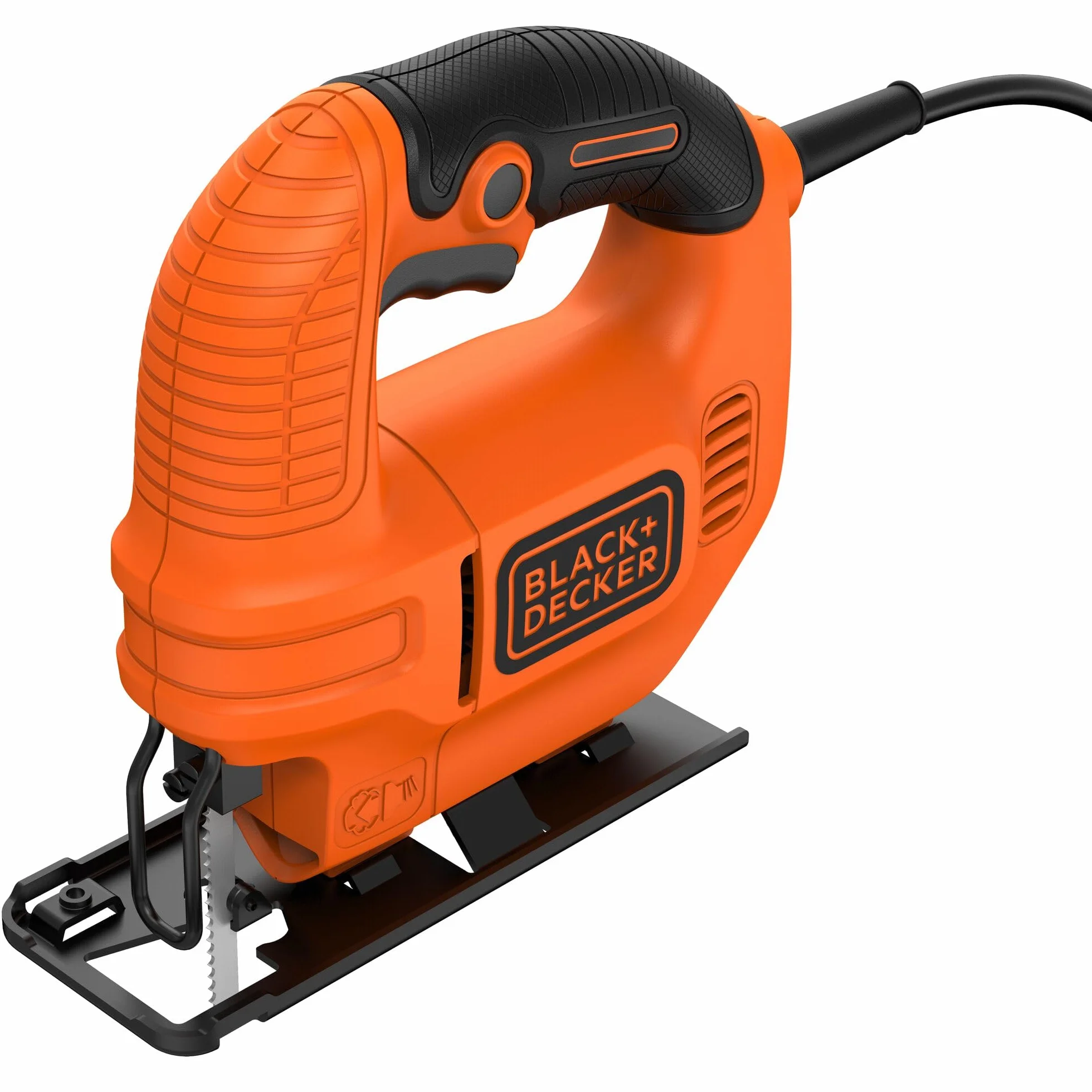 BLACK+DECKER Wyrzynarka do drewna, moc 400 W, KS501-QS