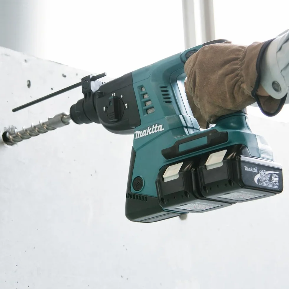 Makita Akumulatorowy Młot Udarowo-Obrotowy do SDS-PlUS, 2 x 18 V, bez Akumulatora i Ładowarki, Dhr263Z