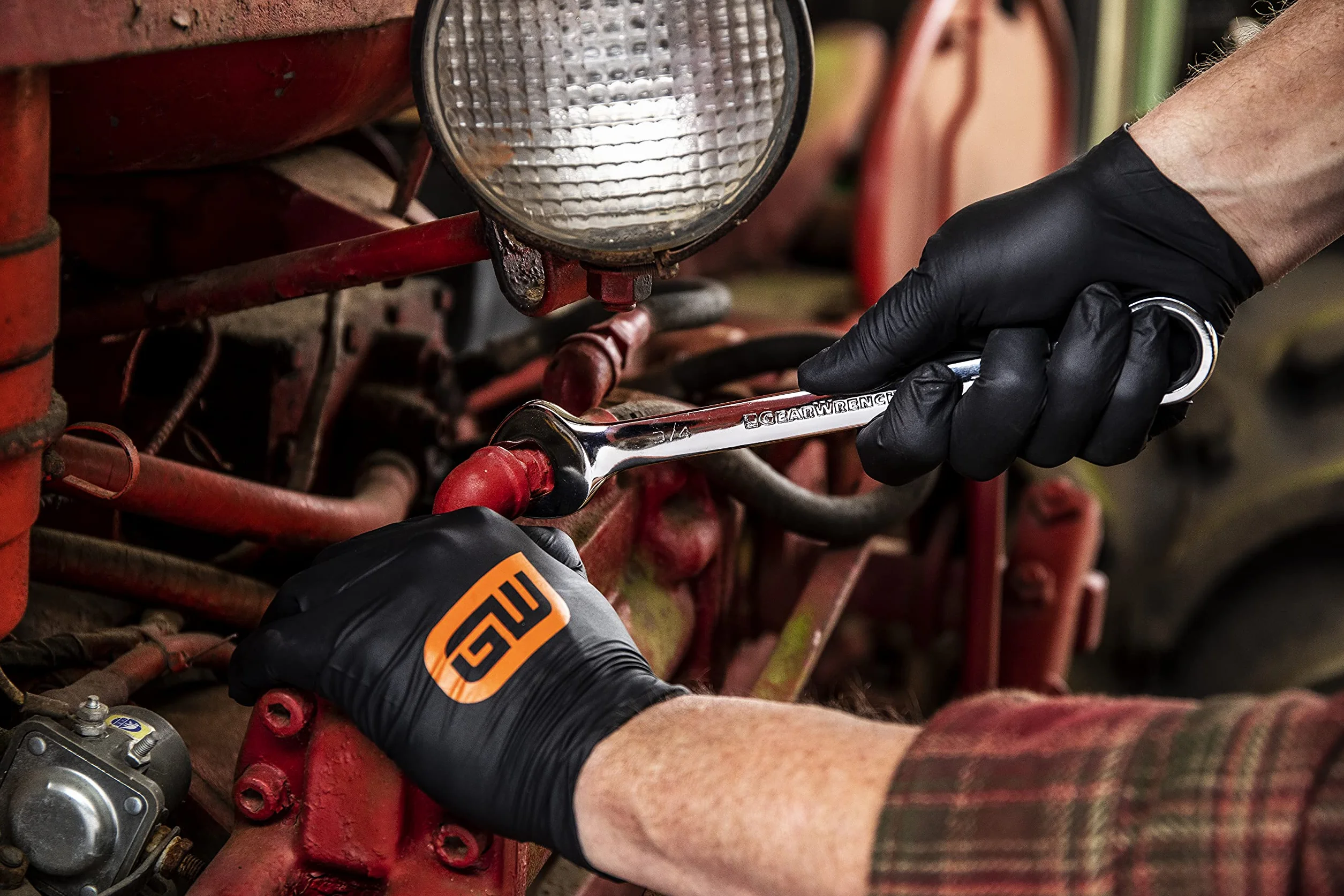GearWrench 9032 klucz płasko-oczkowy z grzechotką, 12-częściowy