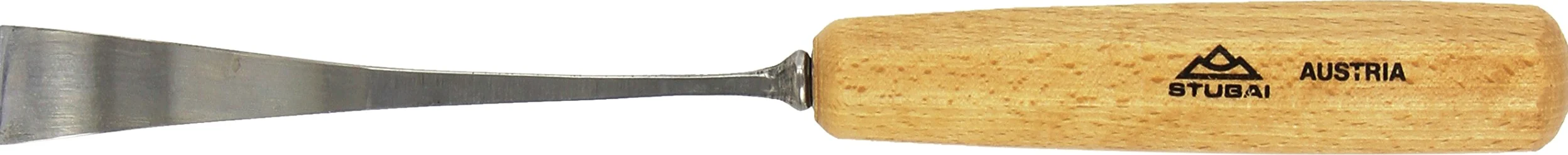 Stubai 552120 dłuto do rzeźbienia w drewnie, typ 21, szary/beżowy, 20 mm