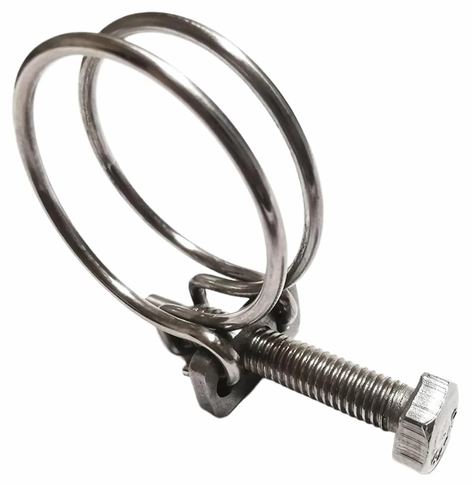 Regulowane podwójne zaciski mocujące do węży 304SS 40-45mm 10 szt.
