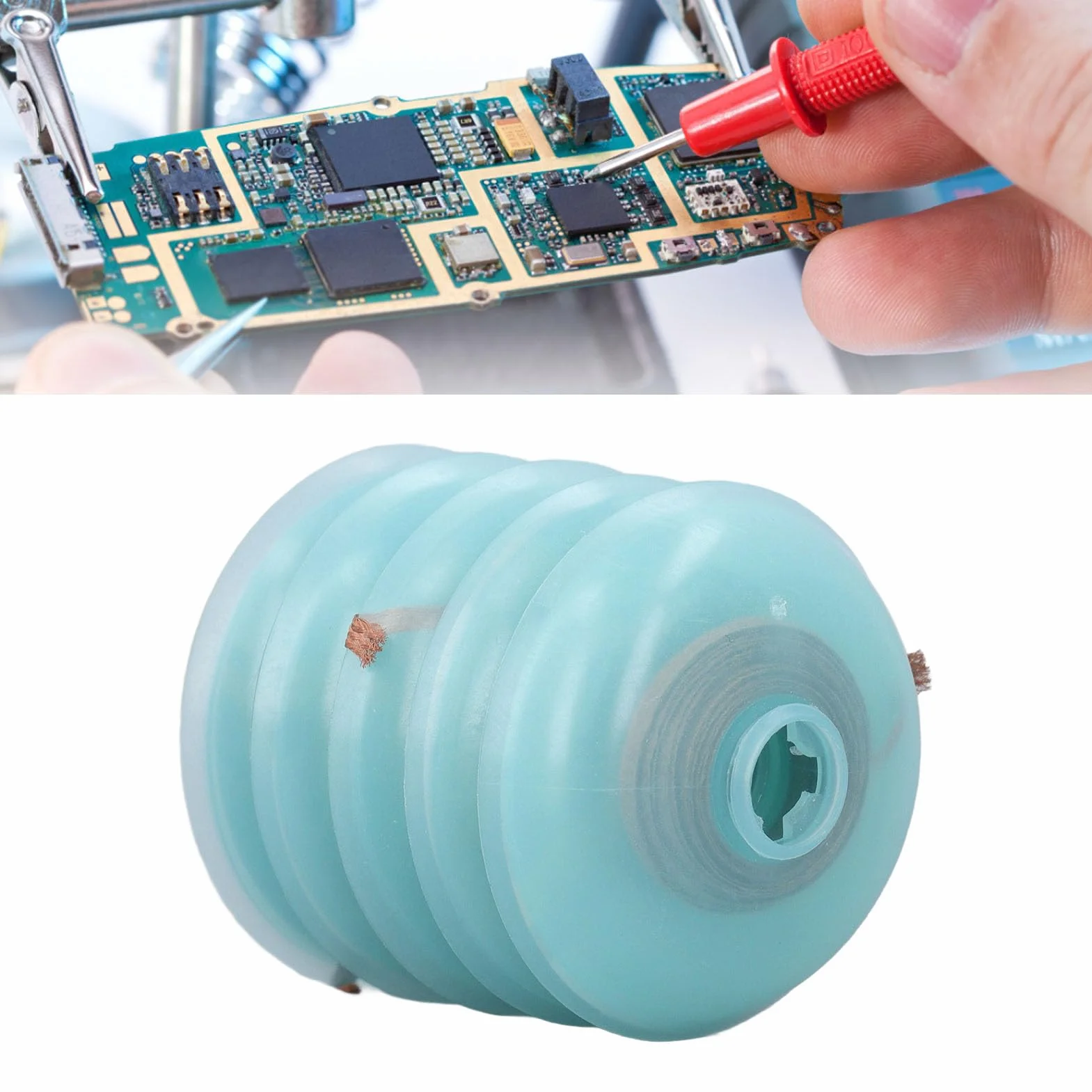 Solder Wick Desoldering Braid No-Clean Flux 1.5mm x 1.5m 5PCS Alloy Copper Braided for PCB Repair