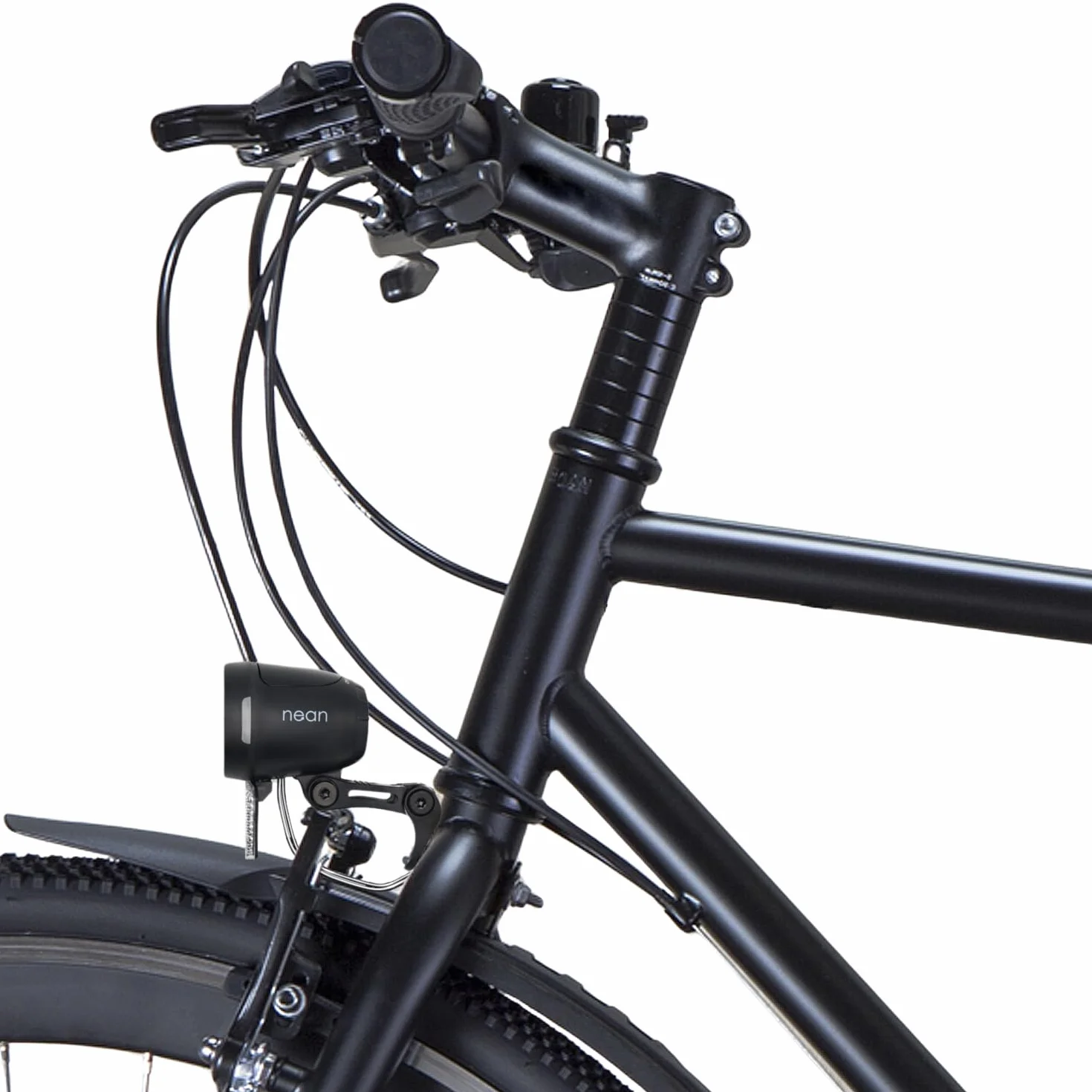 nean Rowerowy rower elektryczny lampa przednia 90 LUX z reflektorem i dopuszczeniem do ruchu drogowego