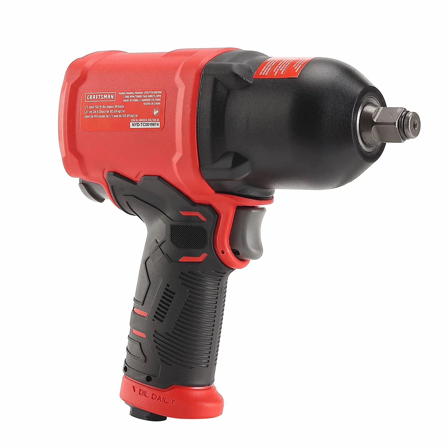 CRAFTSMAN Klucz udarowy pneumatyczny CMXPTSG1003NB Czerwony i Czarny