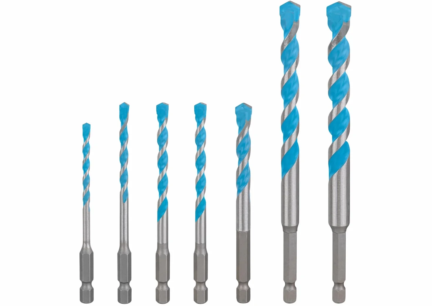 Bosch Zestaw wierteł EXPERT HEX-9 Multi Construction Ø 4-12 mm 7 sztuk