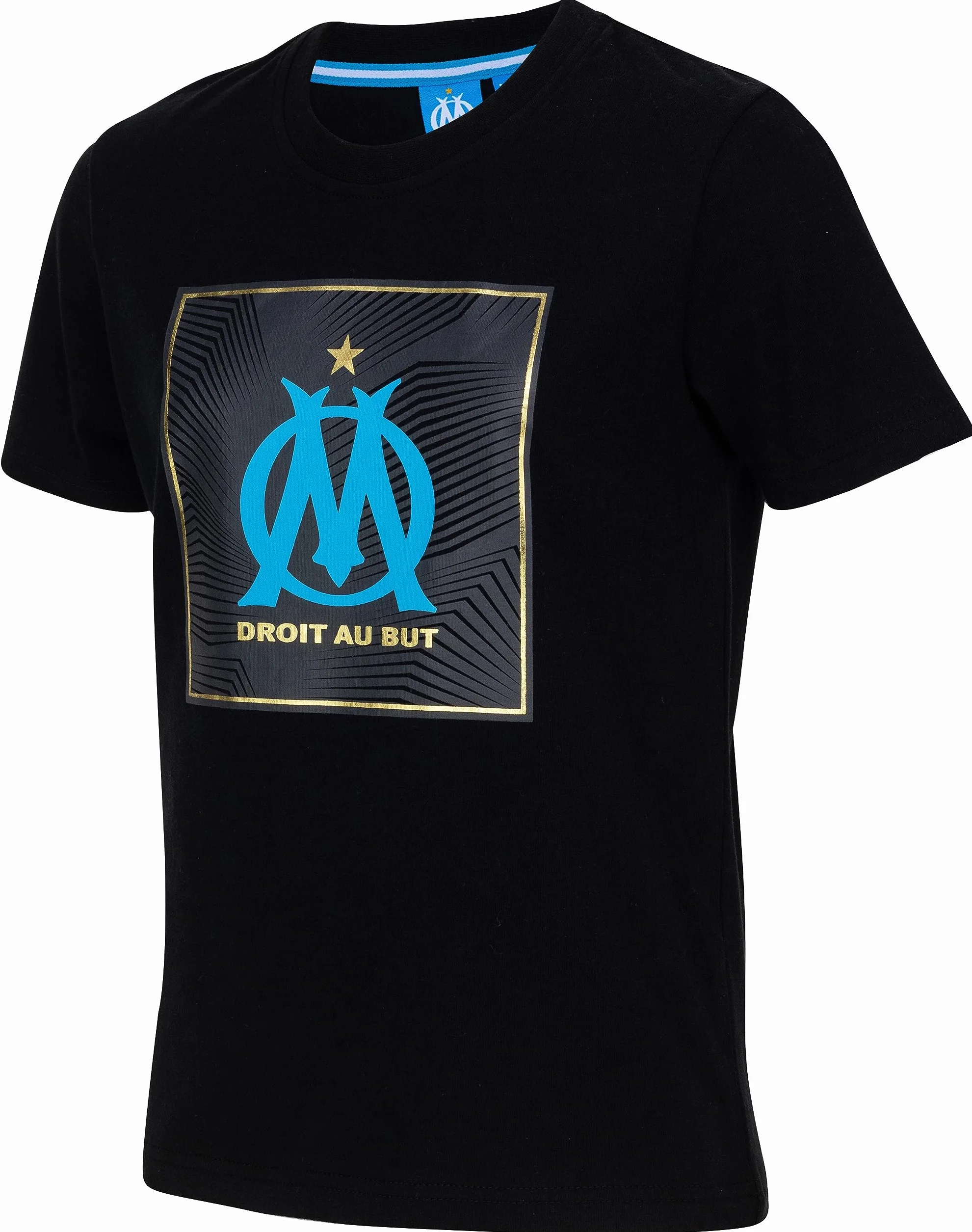 OLYMPIQUE DE MARSEILLE Koszulka Fan Logo Om - Oficjalna Kolekcja