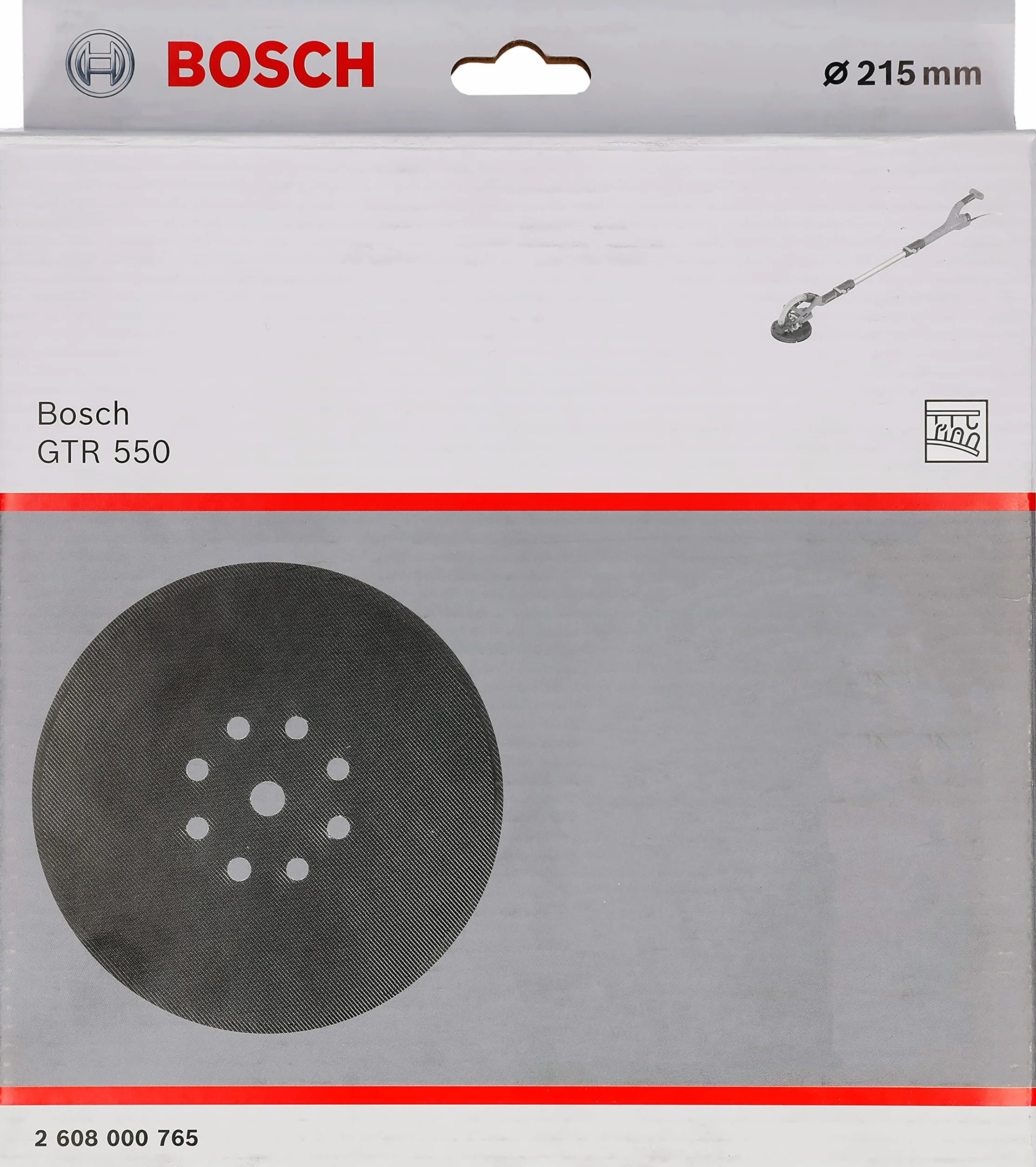 Bosch Accessories Bosch Professional 1 x ochraniacz talerza szlifierskiego Ø 215 mm (do Bosch Professional GTR 550, akcesoria do szlifierki do suchej zabudowy)