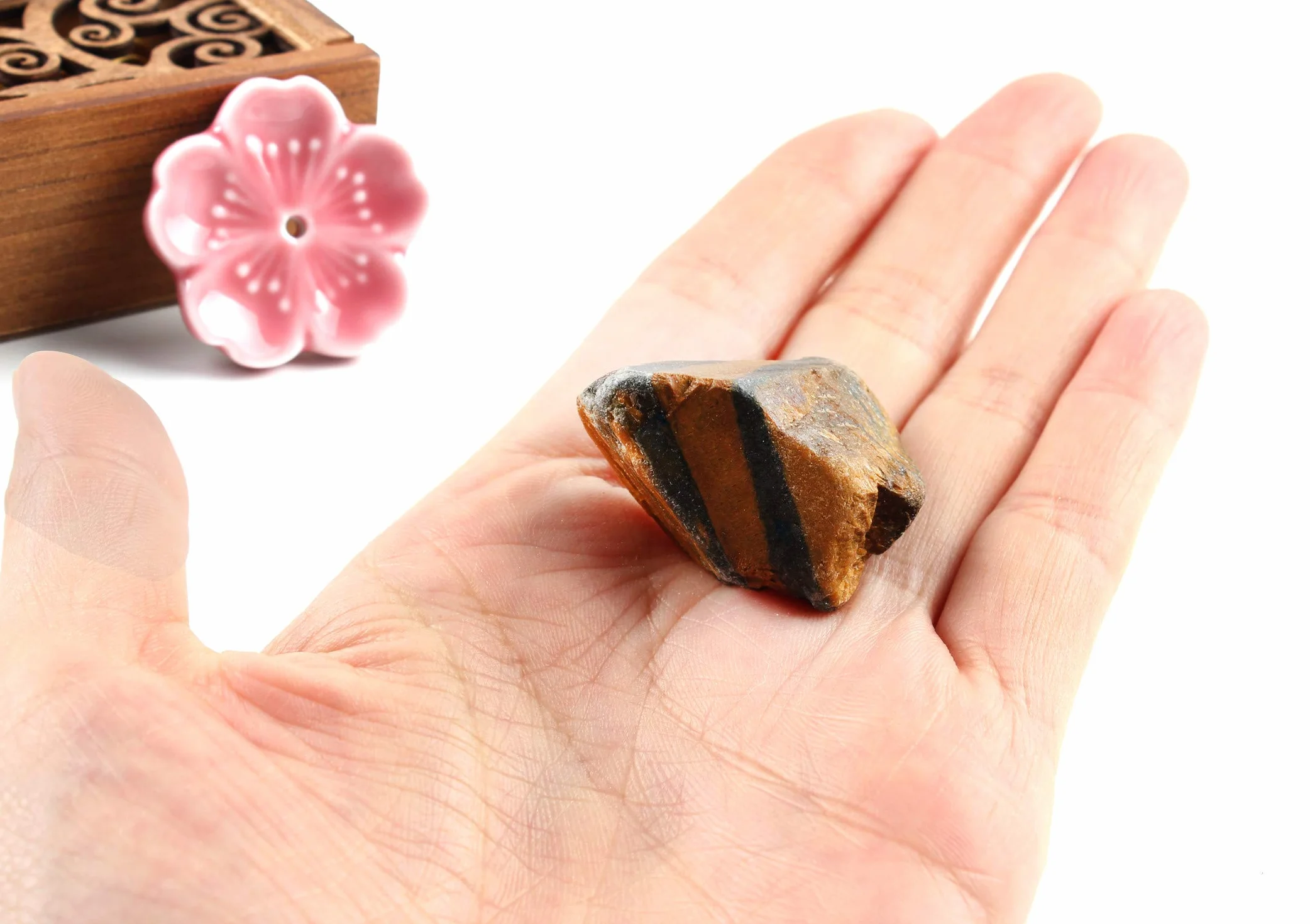 Zestaw kamieni czakr naturalny surowy kamień Reiki lecznicze kryształy 8 szt.