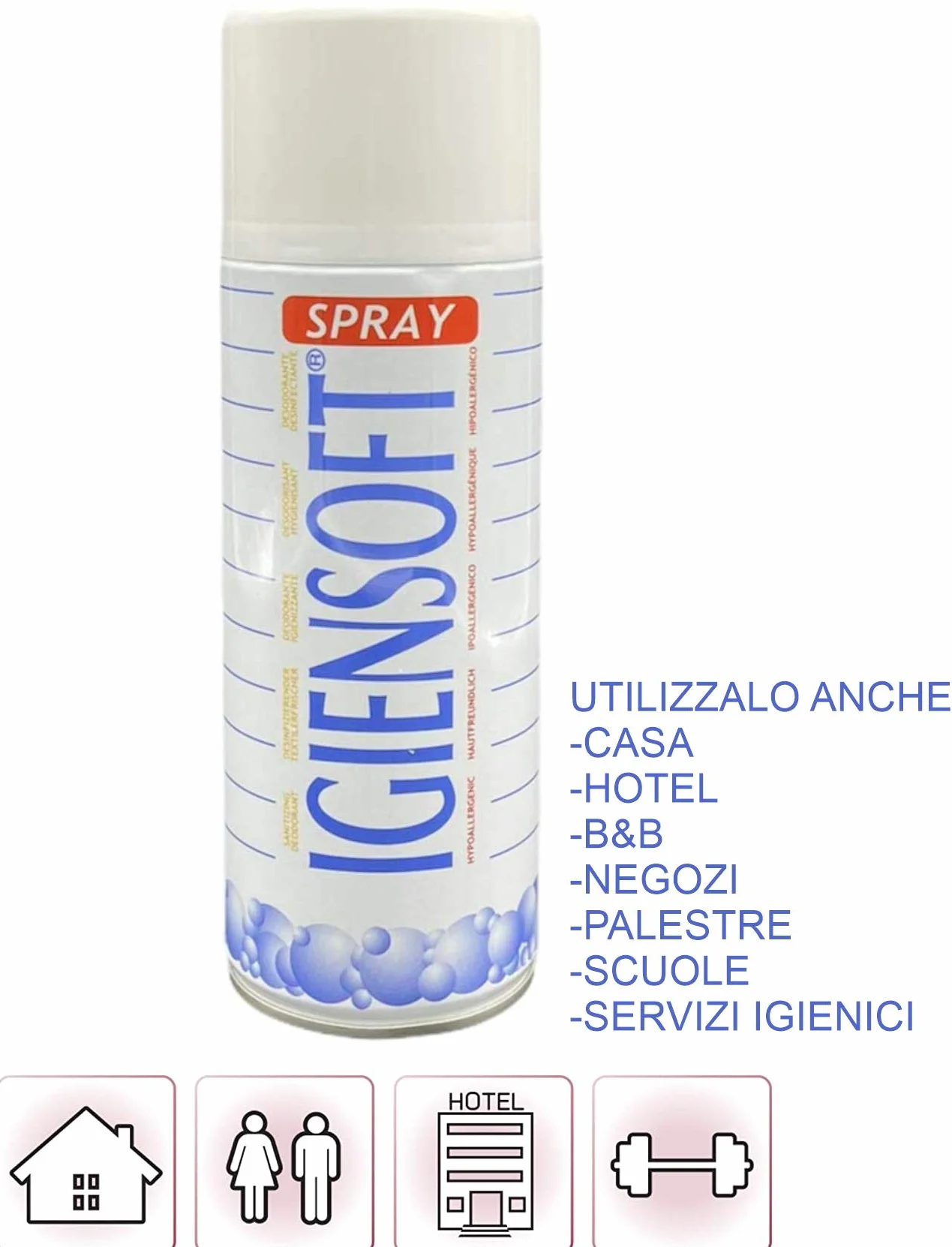 RAMPI Deo Multipack Igiensoft Spray dezodorant 6 x 400 ml
