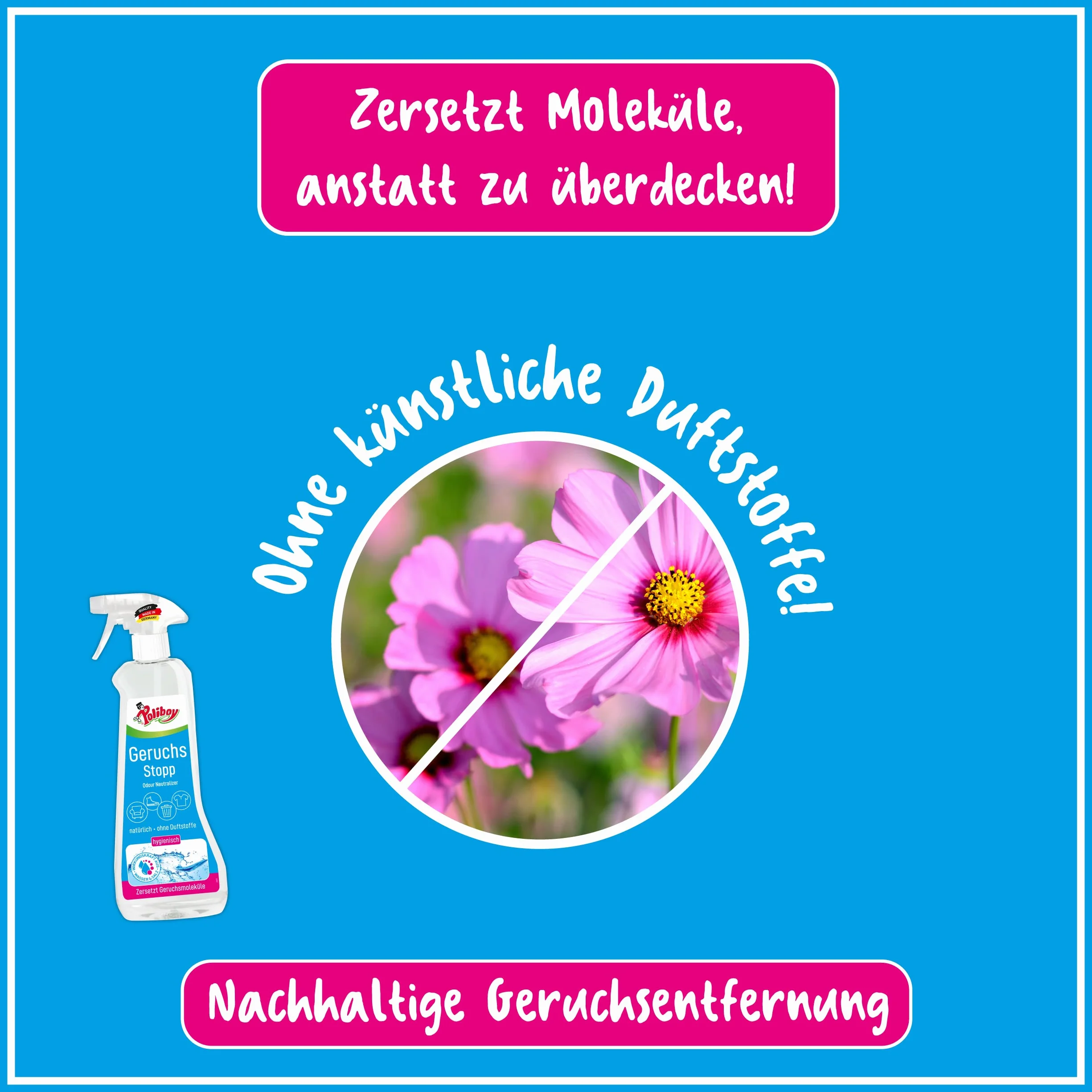 Poliboy – zatrzymywanie zapachów – 2 x 500 ml