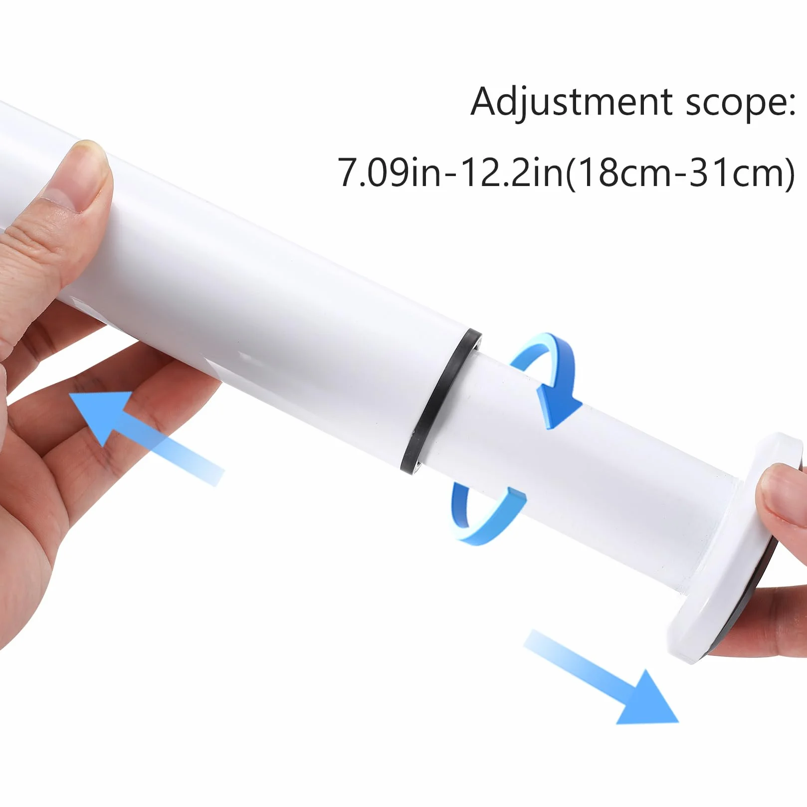 2 x nóżki meblowe Regulowane w wysokości nóżki do mebli białe, 18-30 cm nóżki meblowe, nóżki do szafek nóżki do komody nóżki do kanapy nóżki do łóżek nóżki do sofy, nóżki do szafek nóżki do sofy stołu