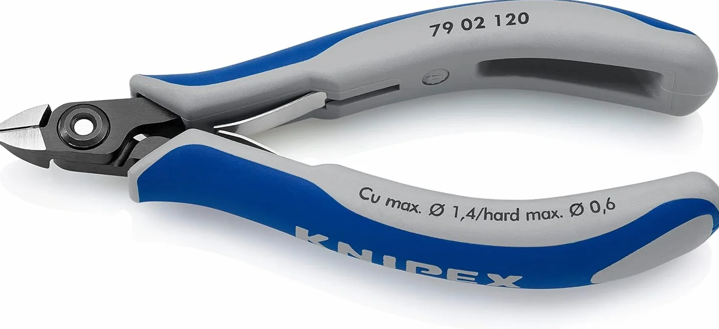 KNIPEX Precyzyjne szczypce tnące boczne 120 mm 79 02 120
