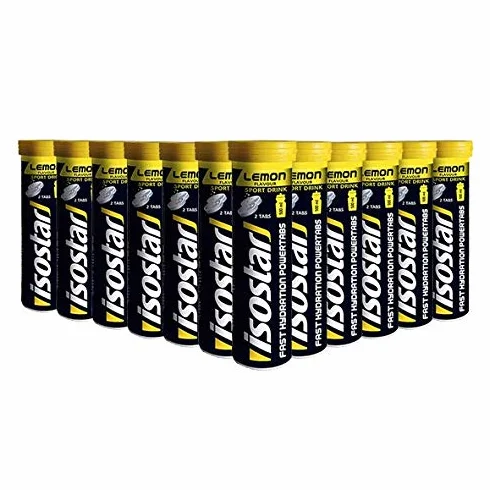 Isostar Fast Hydration Powertabs Lemon, 12 sztuk