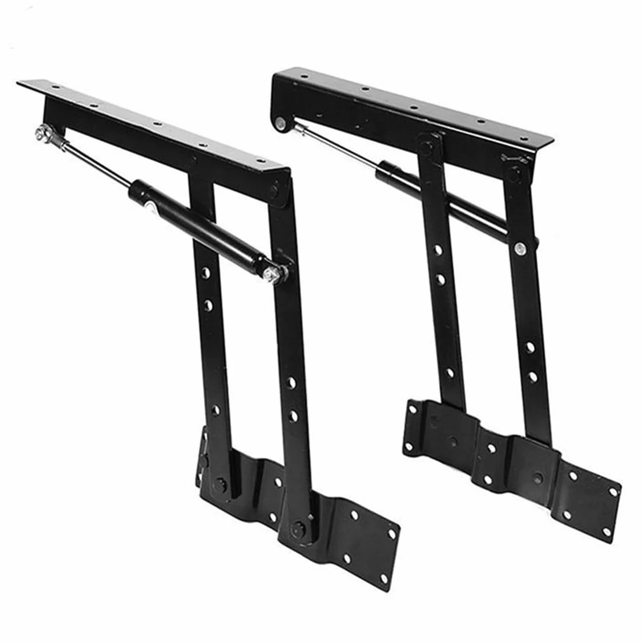 Zawias hydrauliczny składany stołowy regulowany czarny 2 szt