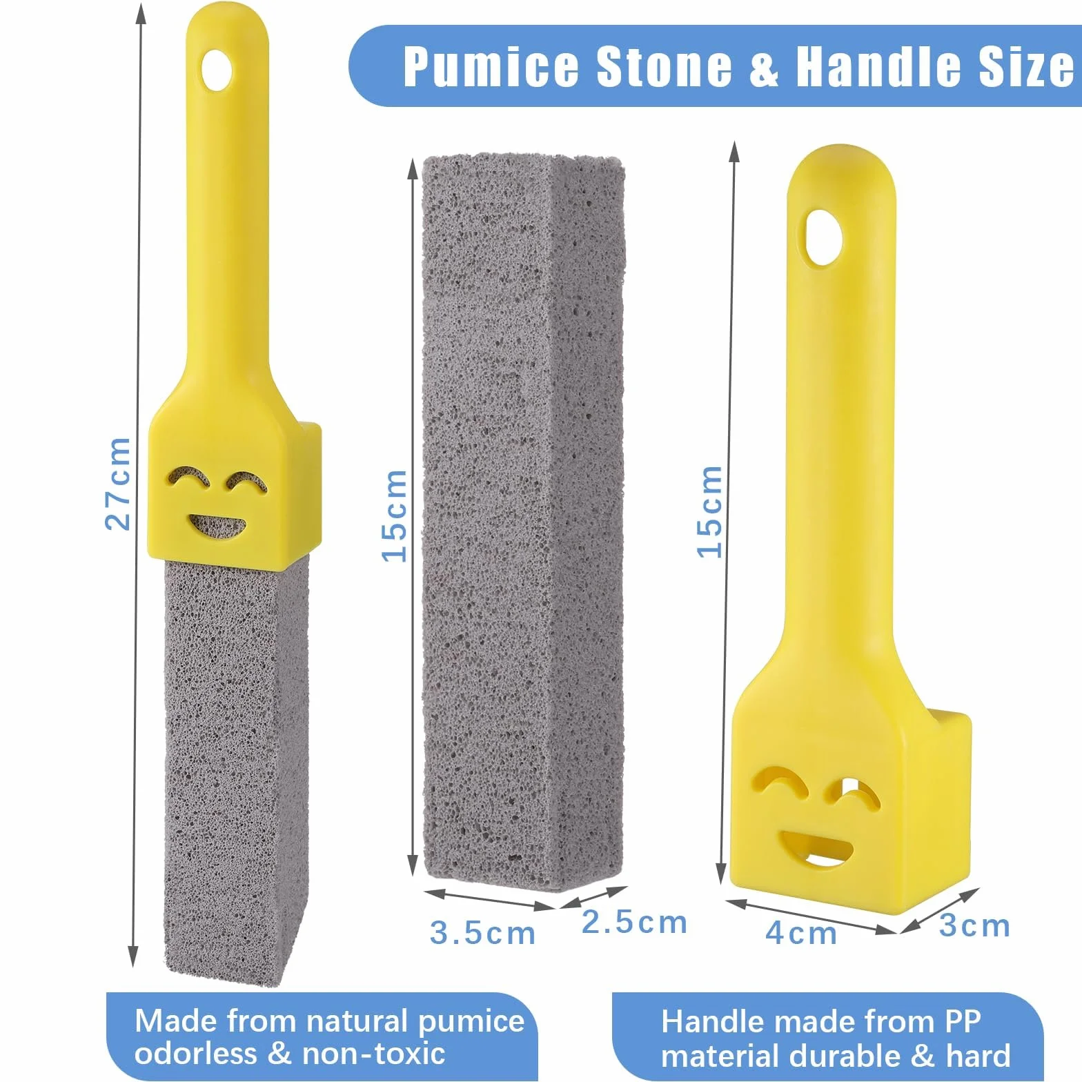Pumice Stone środek do czyszczenia toalety z pumeksem, 8 sztuk, do usuwania kamienia moczowego, do toalety, prysznica, łazienki, basenu, kuchni, kamienia naturalnego do skutecznego czyszczenia
