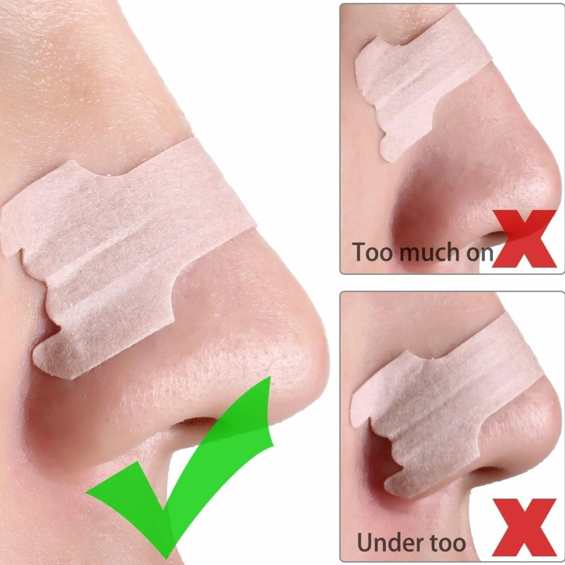 Plaster na nos przeciw chrapaniu Incutex zatyczka do nosa 50 sztuk rozmiar L