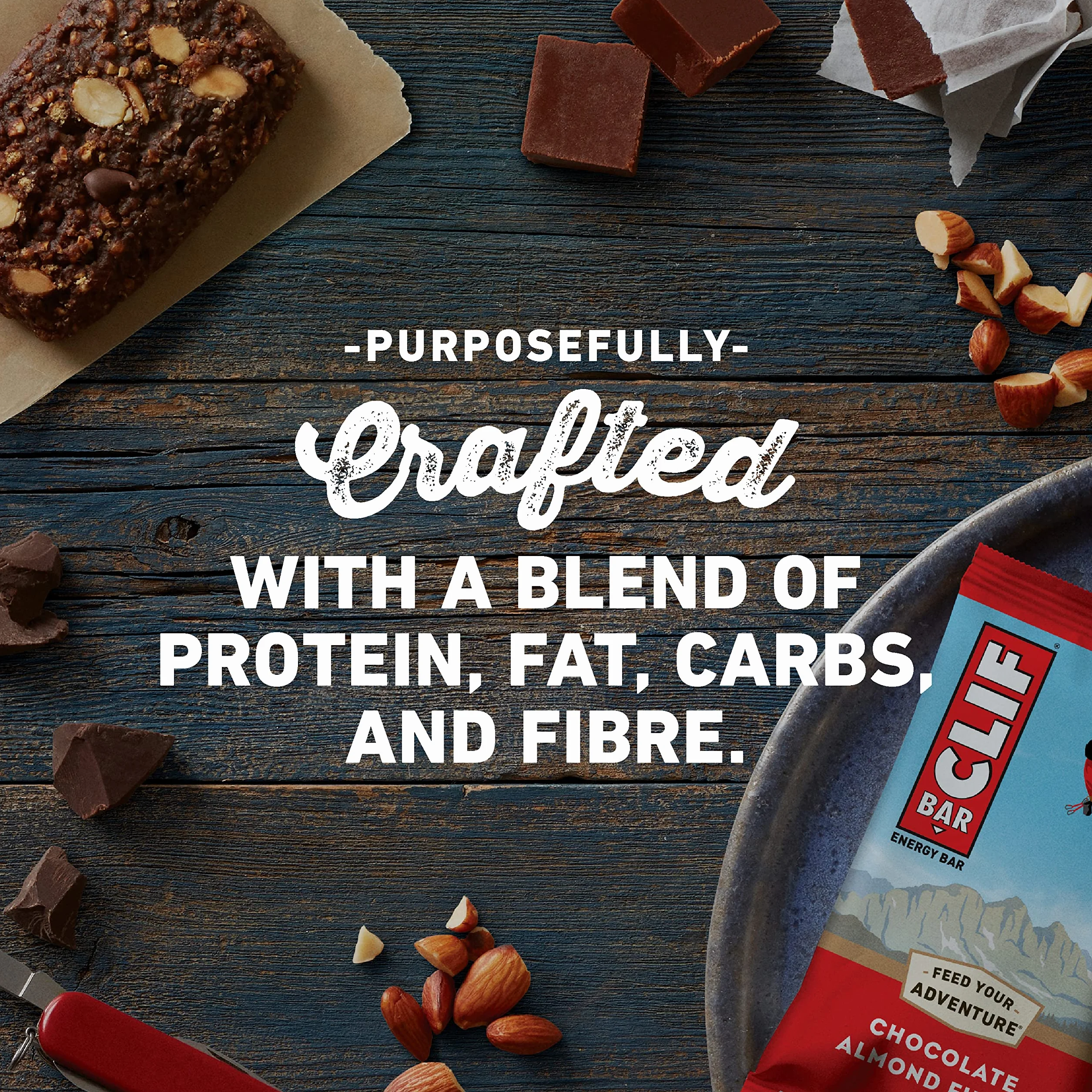 Lot barres Clif Bar aux amandes (x12)