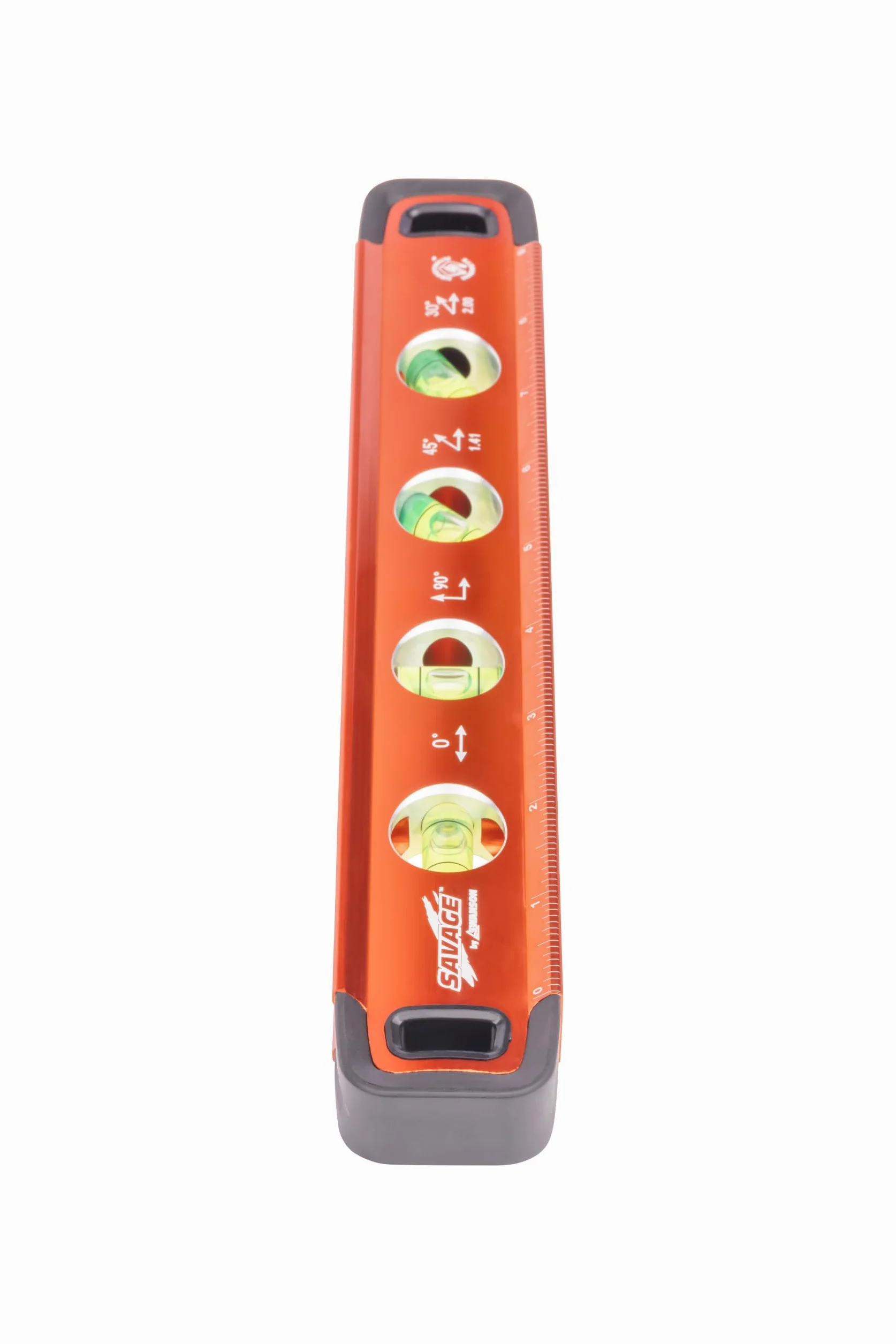 Swanson Tool Co SVT011 Savage aluminiowa poziomica torpedowa z magnesami neodymowymi, czarna, 28 cm