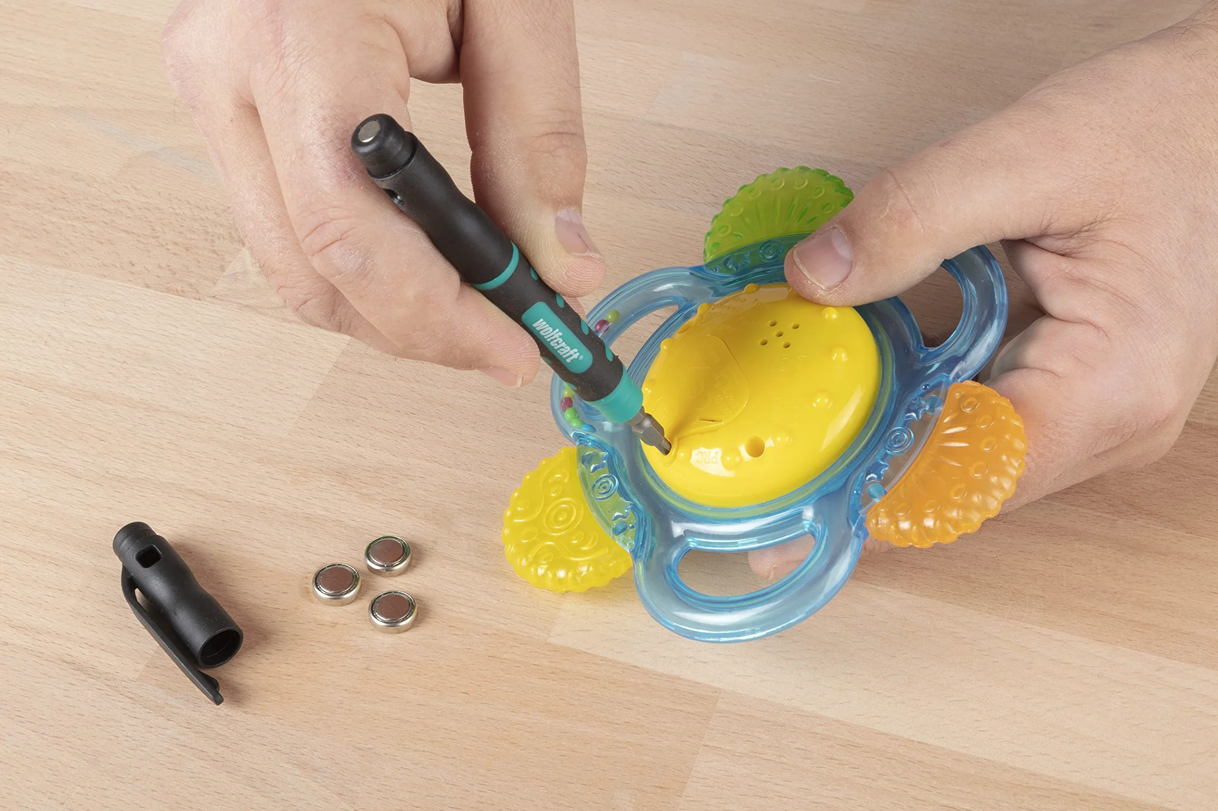 wolfcraft Mikro-Bit-Pen I 8736000 I narzędzie kieszonkowe do mikro śrub