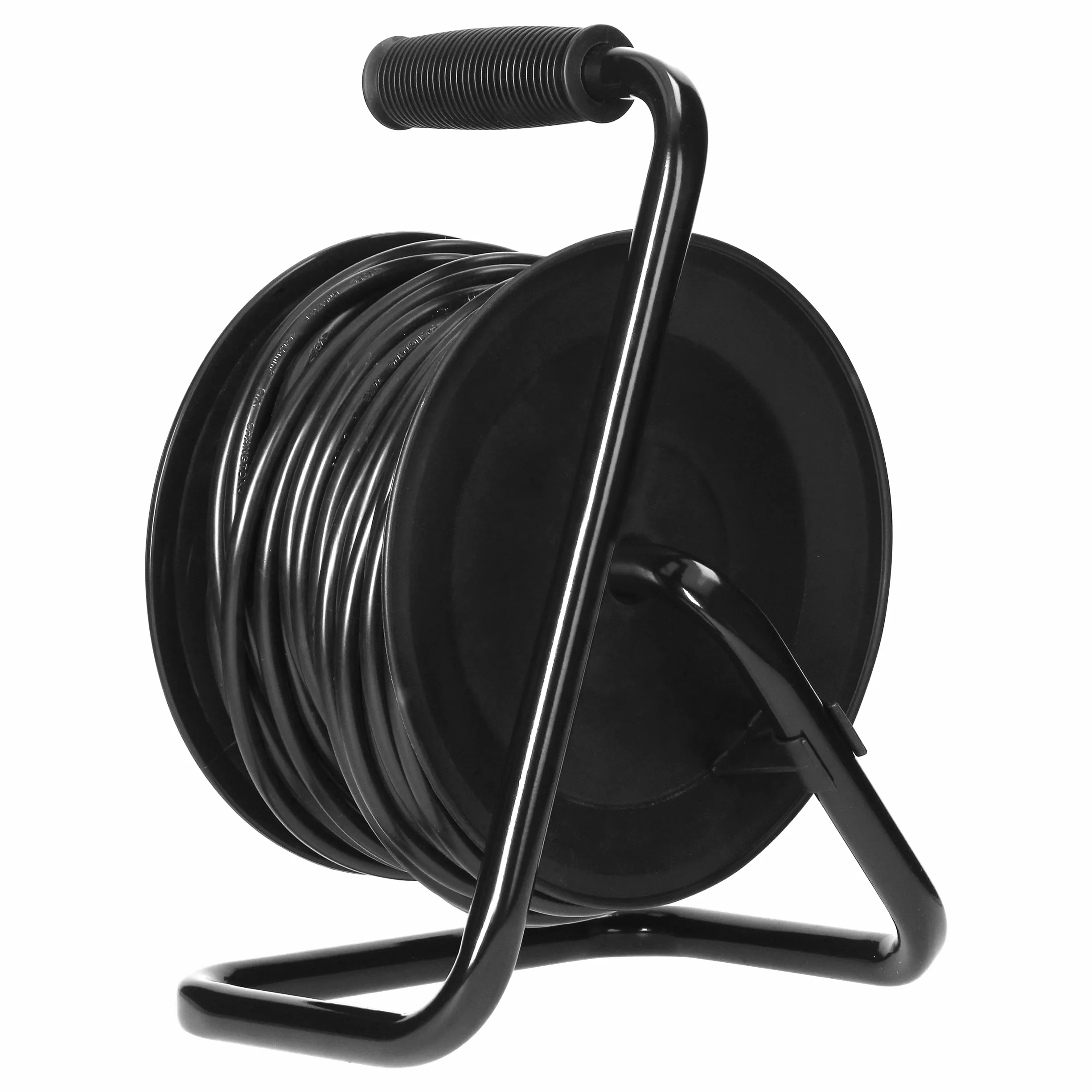 Przedłużacz Bębnowy 4 Gniazda typu Schuko 2P+Z Kabel PVC Długość 25m Wyłącznik Bezpieczeństwa Przesłony Torów Prądowych - Garaż Warsztat Prace Remontowe IP20