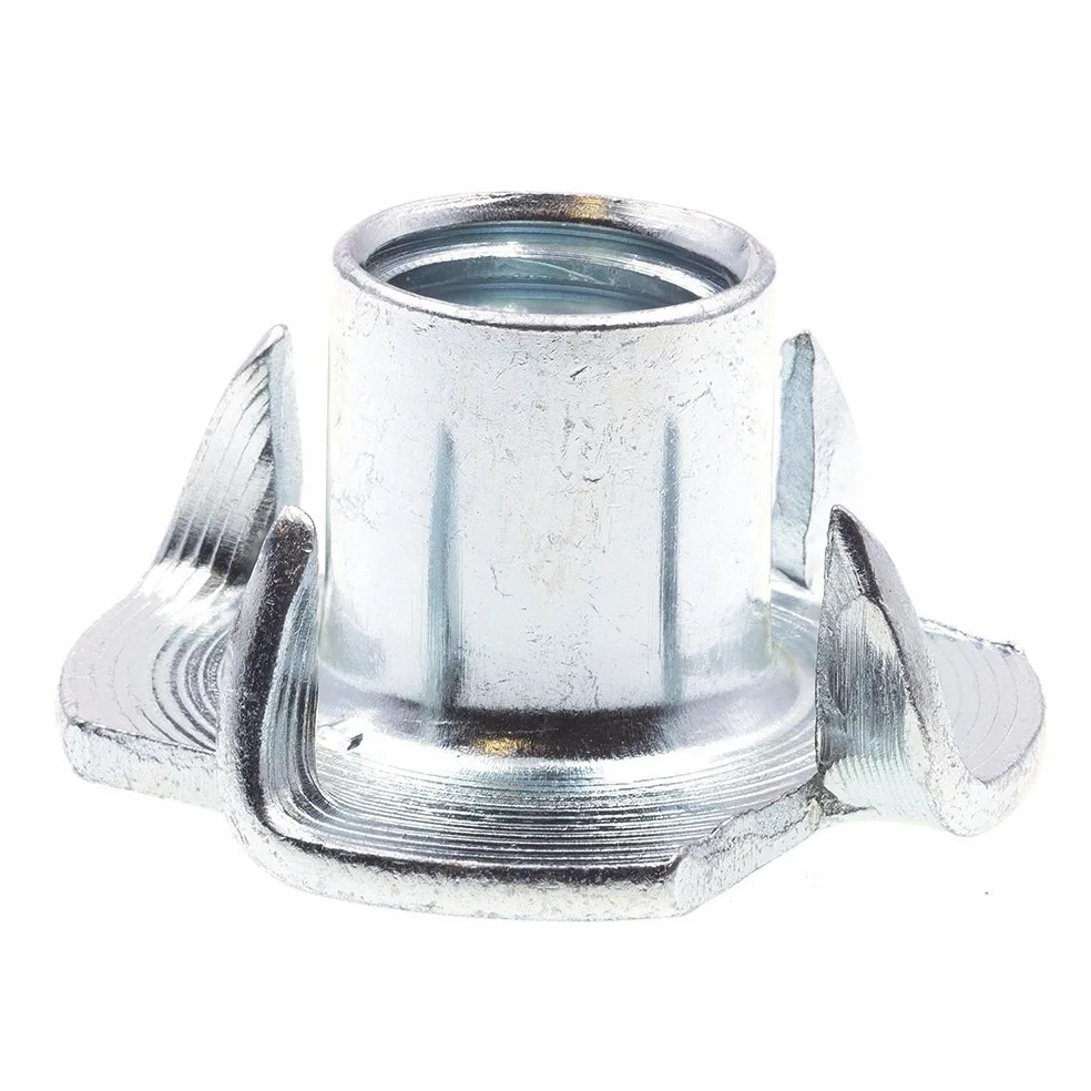 Prime-Line 9078904 T-Nut, 4-zębatka metryczna, M10-1,50, stal ocynkowana, opakowanie 10 sztuk