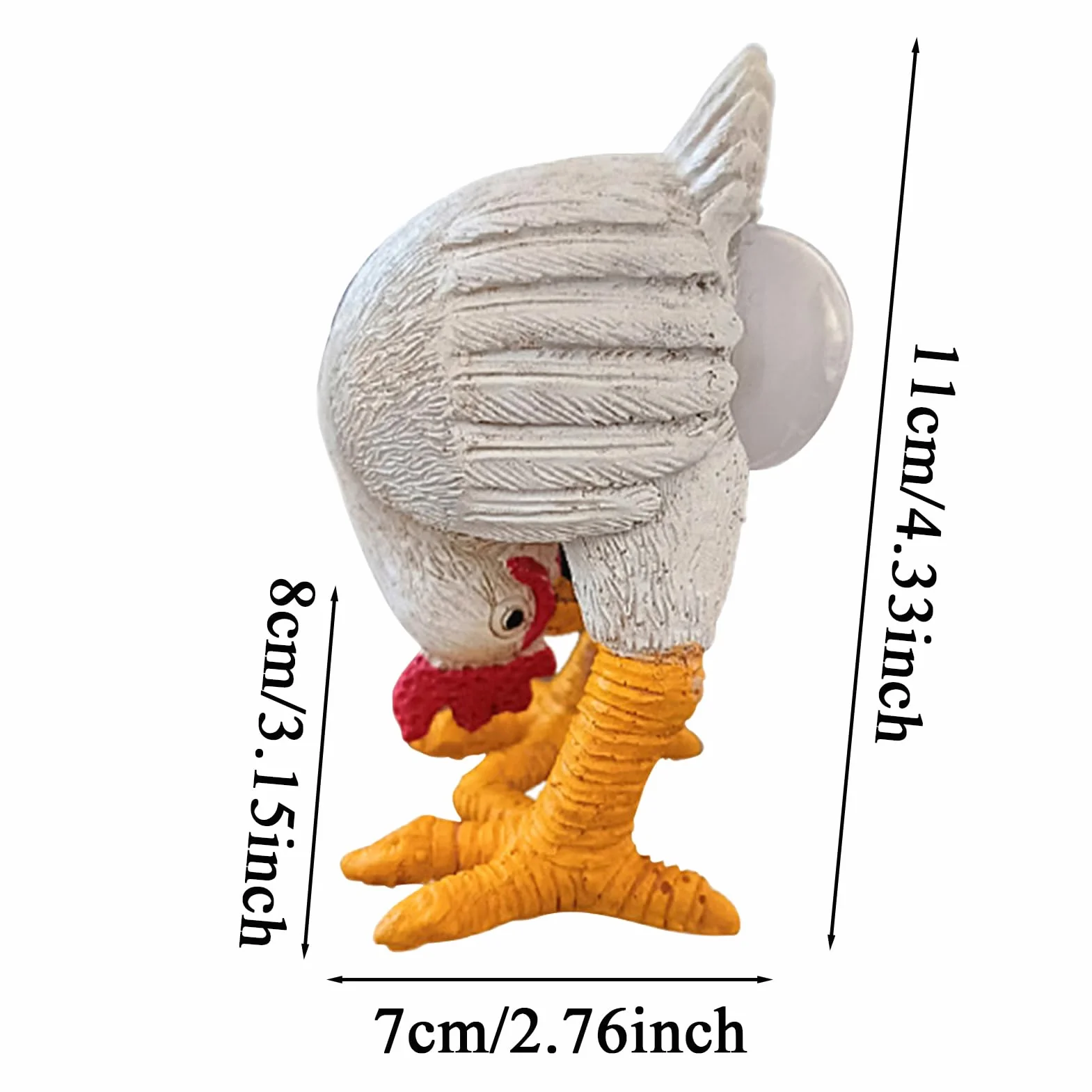 Cute Night Light, Novelty Lamp, Resin Decorative Chicken Lamp with Egg Detail, Funny Home Decor for Bedroom, Easter, Christmas, Birthdays, Thanksgiving, Tabletop Accent, 1 Piece