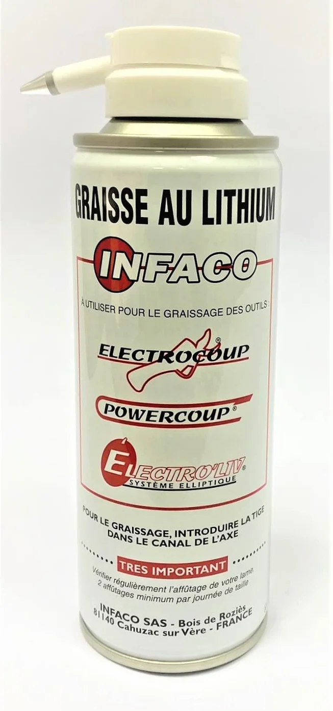 Smar Litowy ELECTROCUP Spray nożyczki elektryczne 200 ml, pasuje do wszystkich nożyczek (3010.3015)
